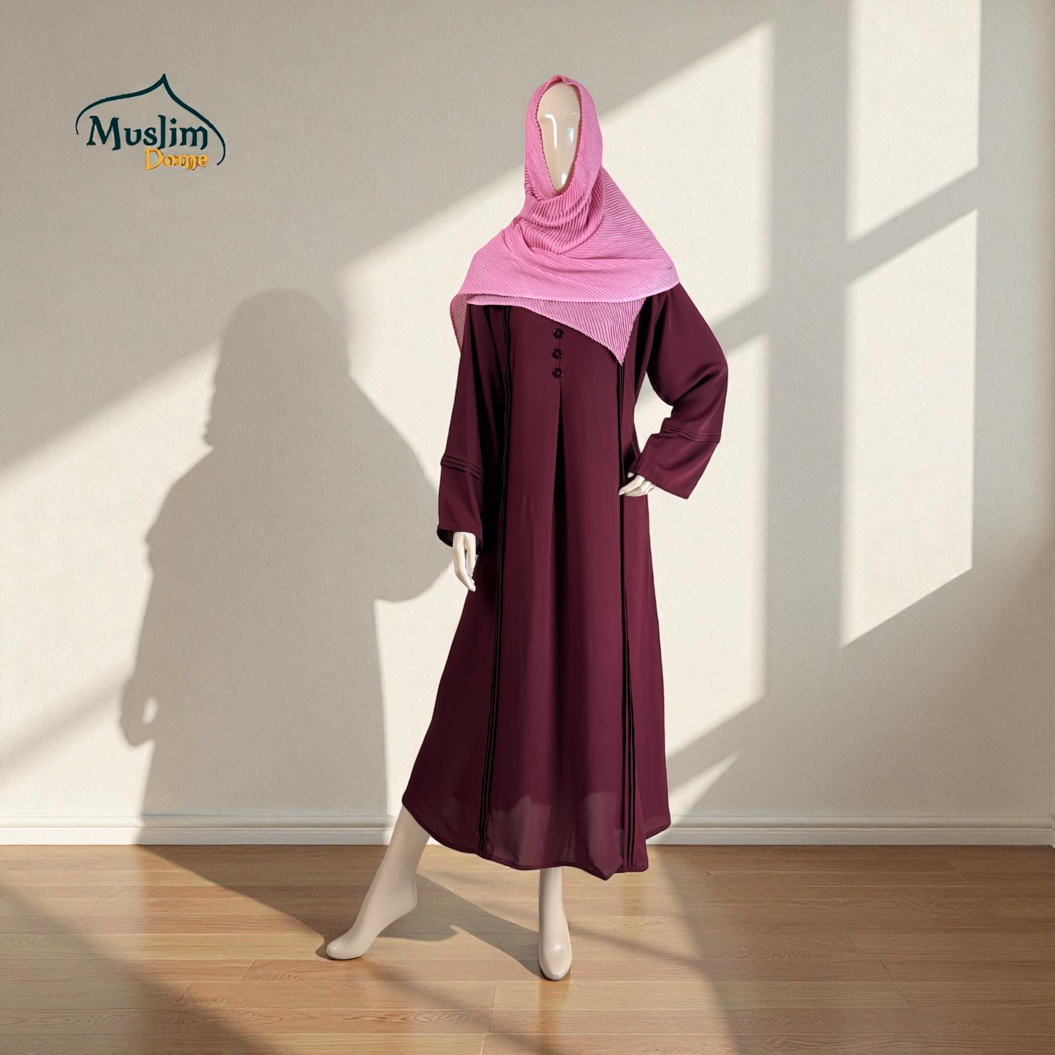 প্রিমিয়াম দুবাই চেরি ফেব্রিক বোরখা – অ্যাডজাস্টেবল বেল্টসহ  thumbnail 7