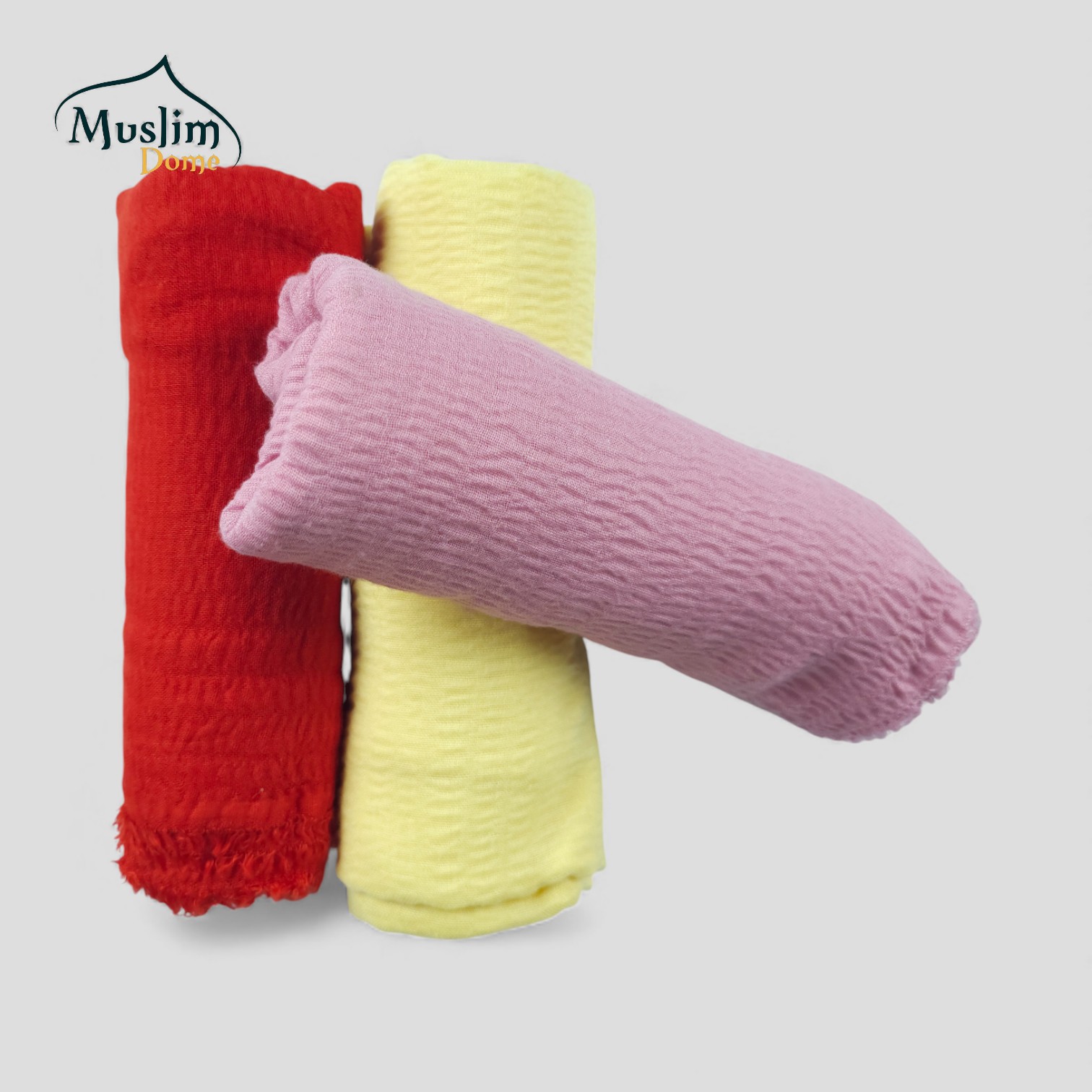 ক্রিঙ্কল কটন হিজাব – ৩ রঙের কম্বো thumbnail 4