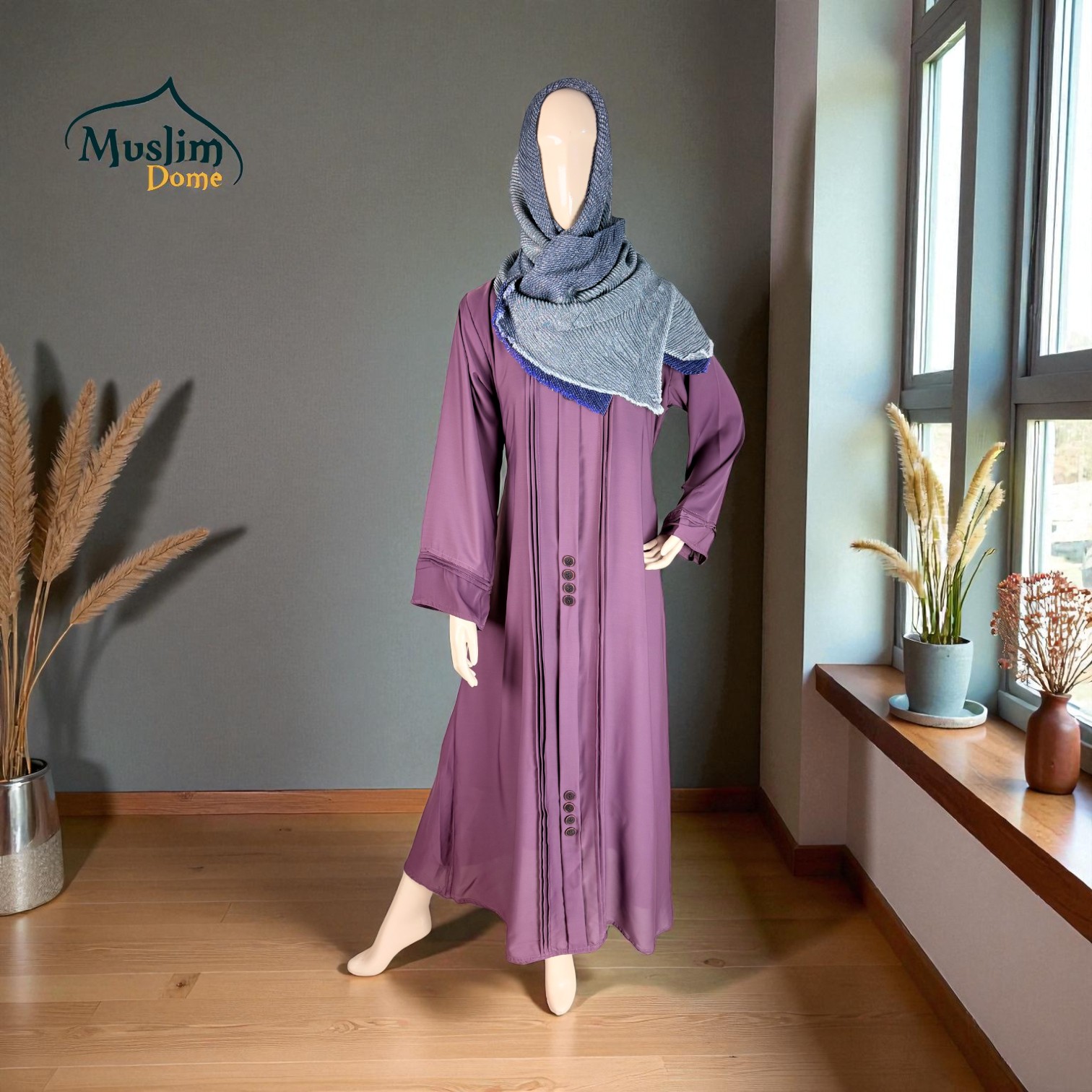 বোরখা দুবাই চেরি ফেব্রিক – Adjustable Belt সহ thumbnail 8