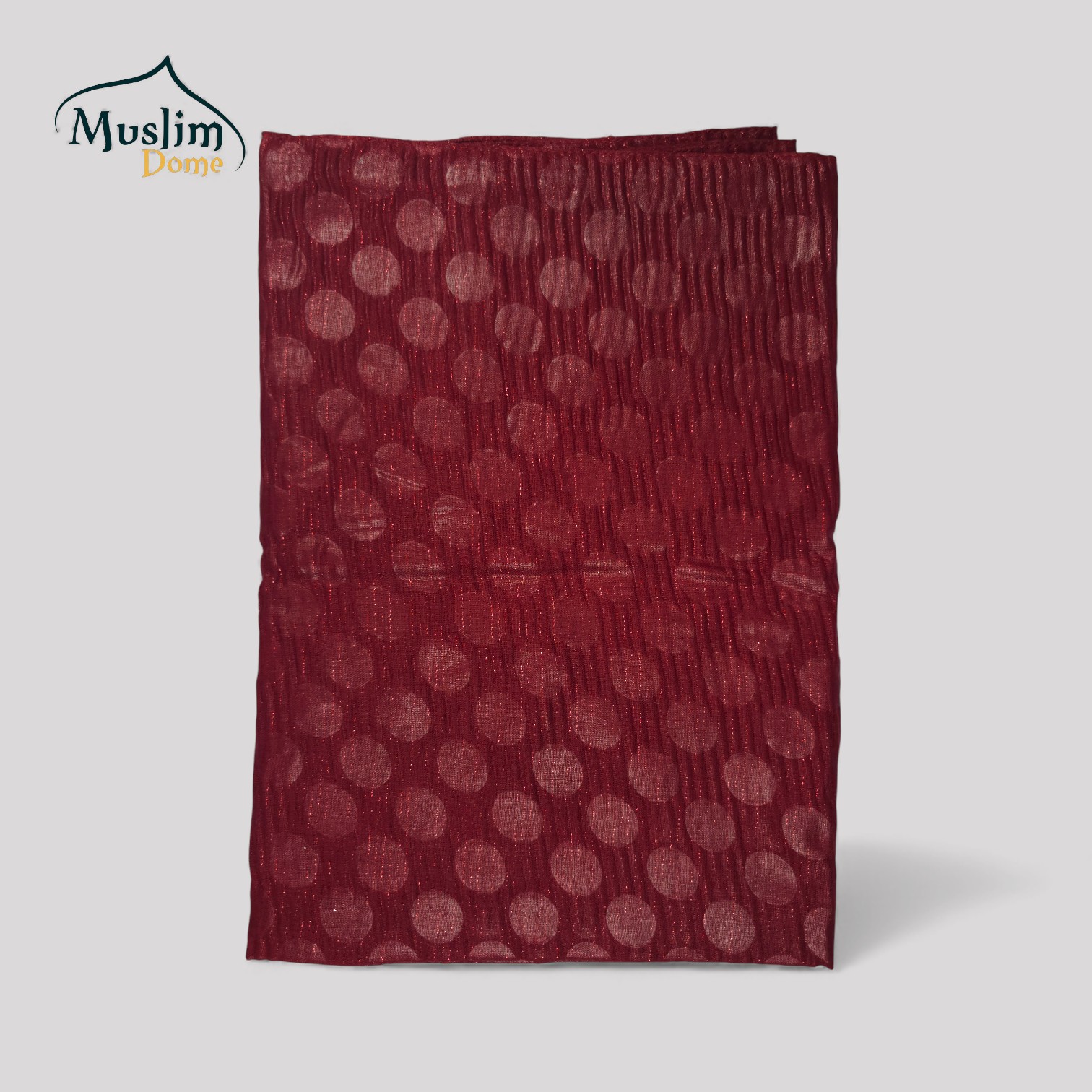 শিমার কটন বল প্রিন্ট হিজাব thumbnail 3