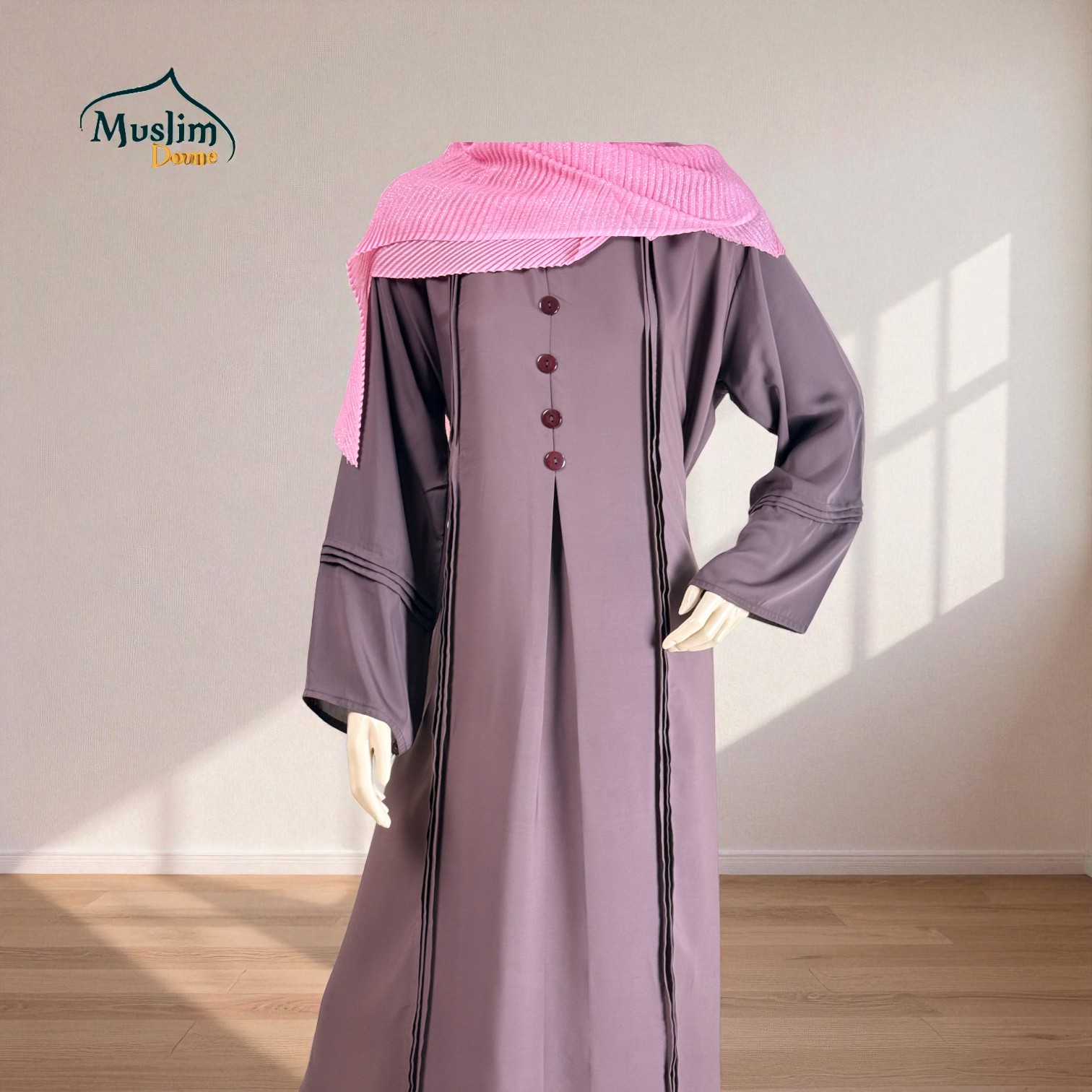 প্রিমিয়াম দুবাই চেরি ফেব্রিক বোরখা – অ্যাডজাস্টেবল বেল্টসহ  thumbnail 3