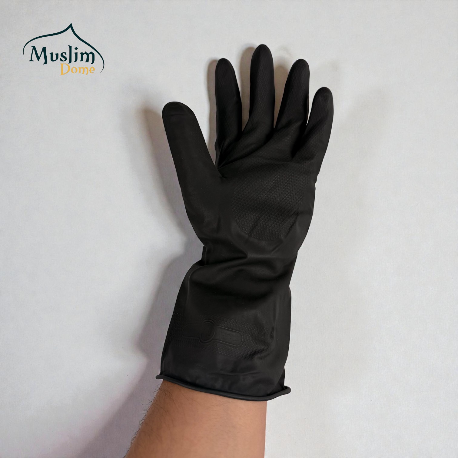 Rubber Hand Gloves and Garden Claw – Black (One Pair) – রবার হ্যান্ড গ্লাভস কালো (এক জোড়া)