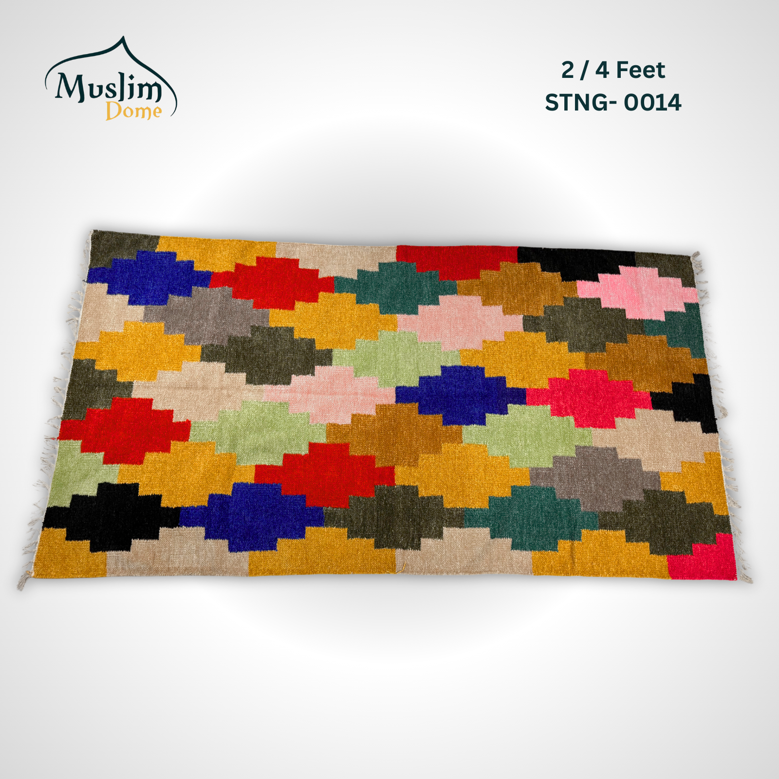 শতরঞ্জি Carpet (3×5 ফিট) | Soft Chanel Fabric | Mini Size | Both Side Usable thumbnail 2