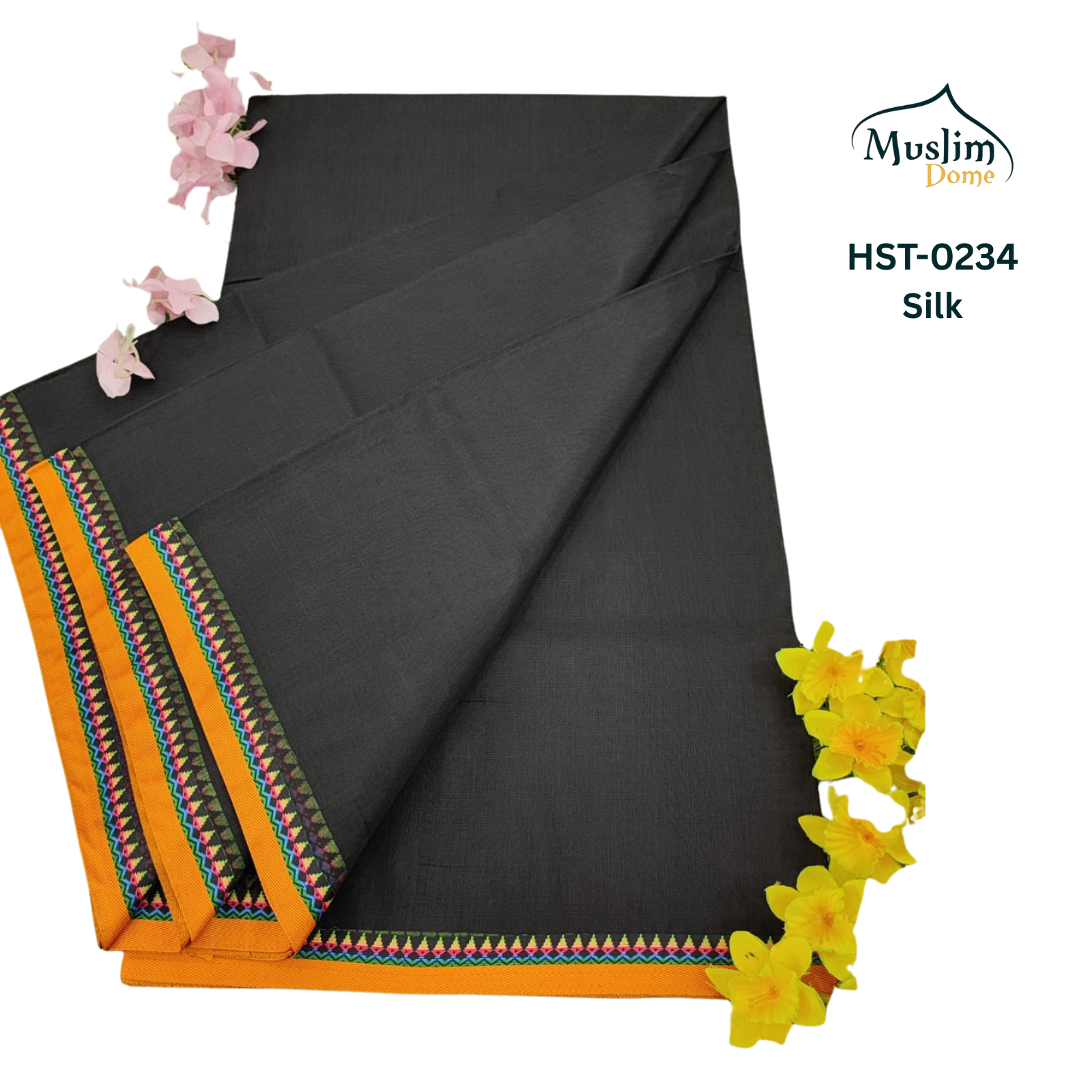 হাফসিল্ক থান শাড়ী – Half Silk Than Saree (13.5 Hands, Traditional Tangail, Solid Color, Blouse Piece Included) | Most Popular Halfsilk Chikon Par Saree thumbnail 11