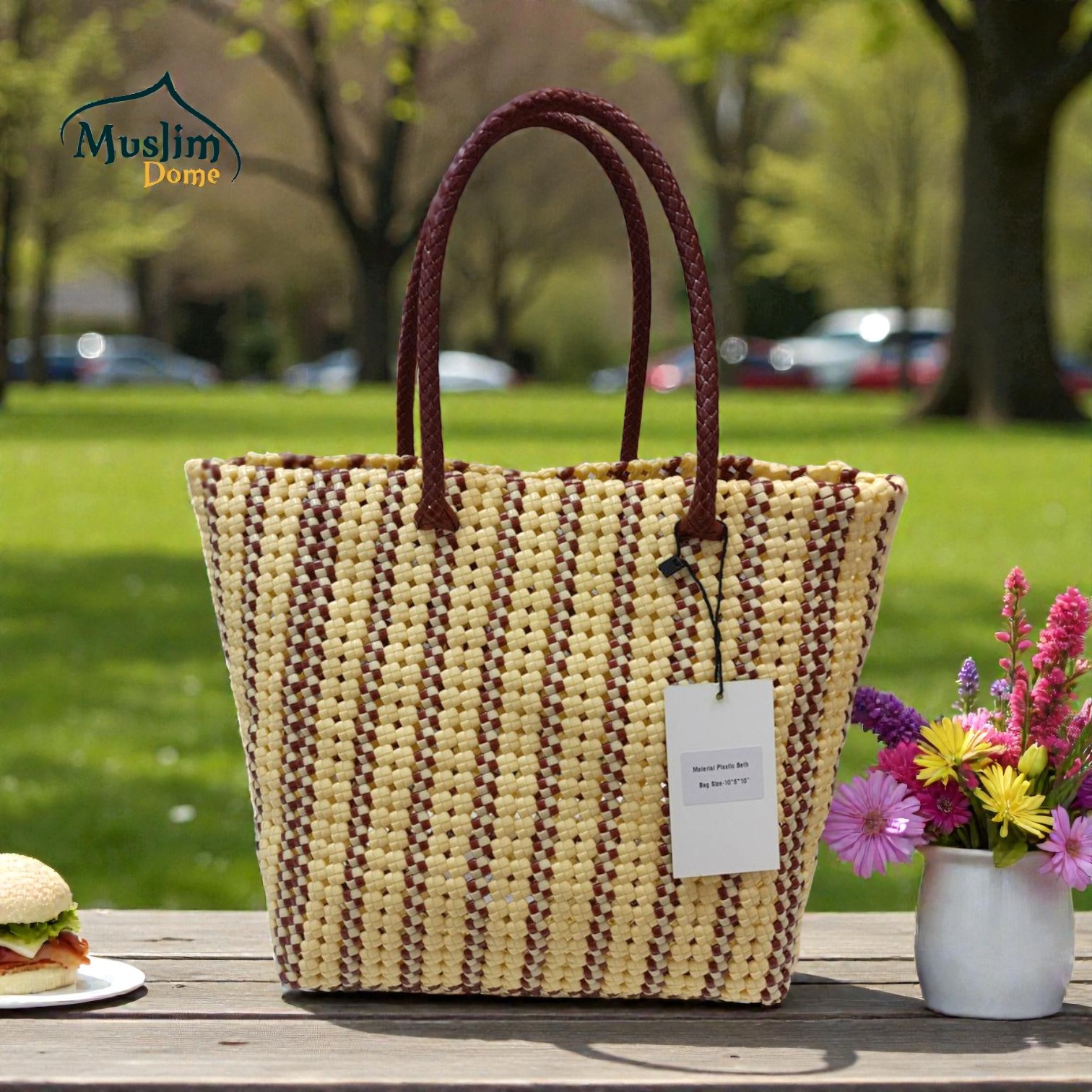 Handmade Plastic Hand Bag | সম্পূর্ণ হাতে তৈরি প্লাস্টিক হ্যান্ড ব্যাগ