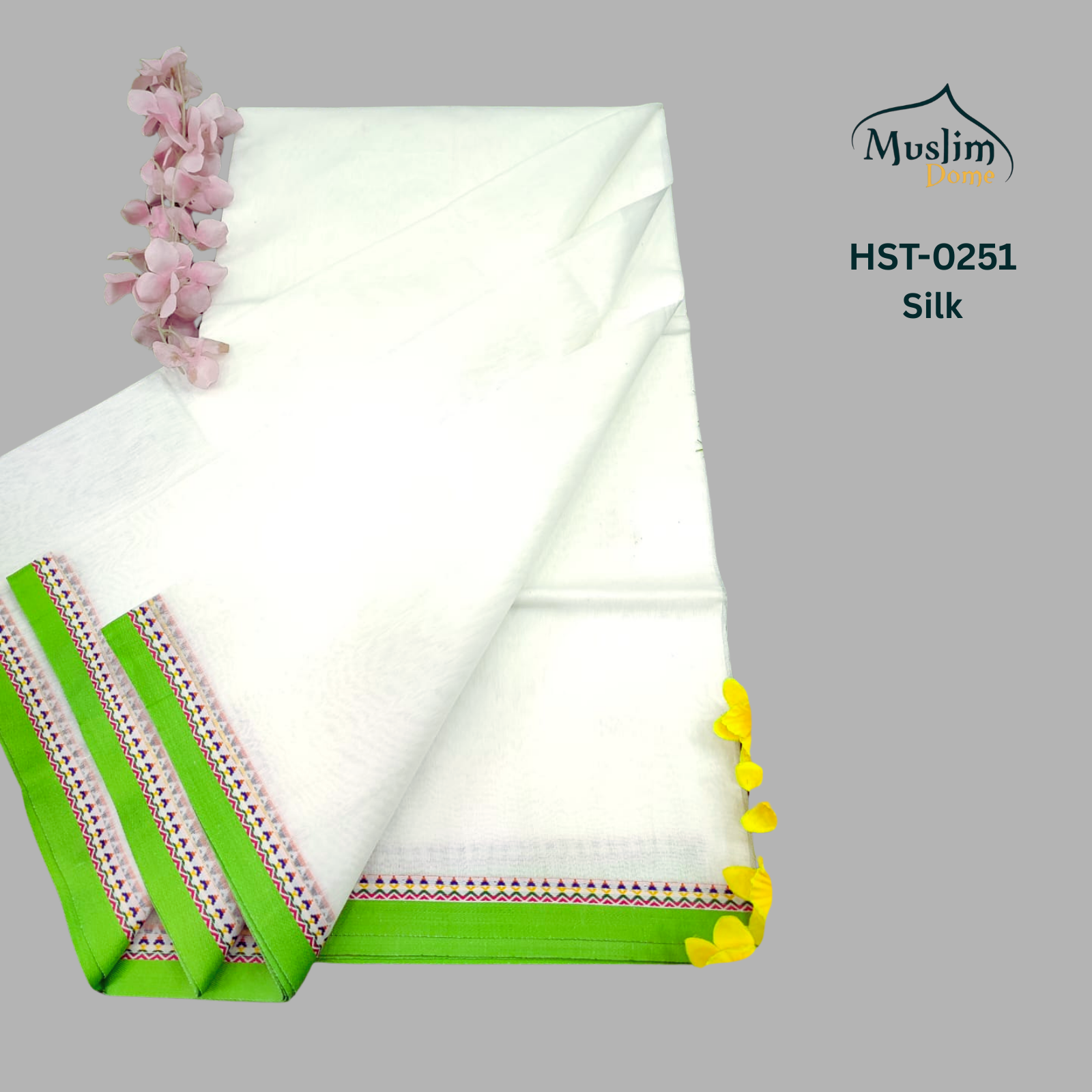 হাফসিল্ক থান শাড়ী – Half Silk Than Saree (13.5 Hands, Traditional Tangail, Solid Color, Blouse Piece Included) | Most Popular Halfsilk Chikon Par Saree thumbnail 9