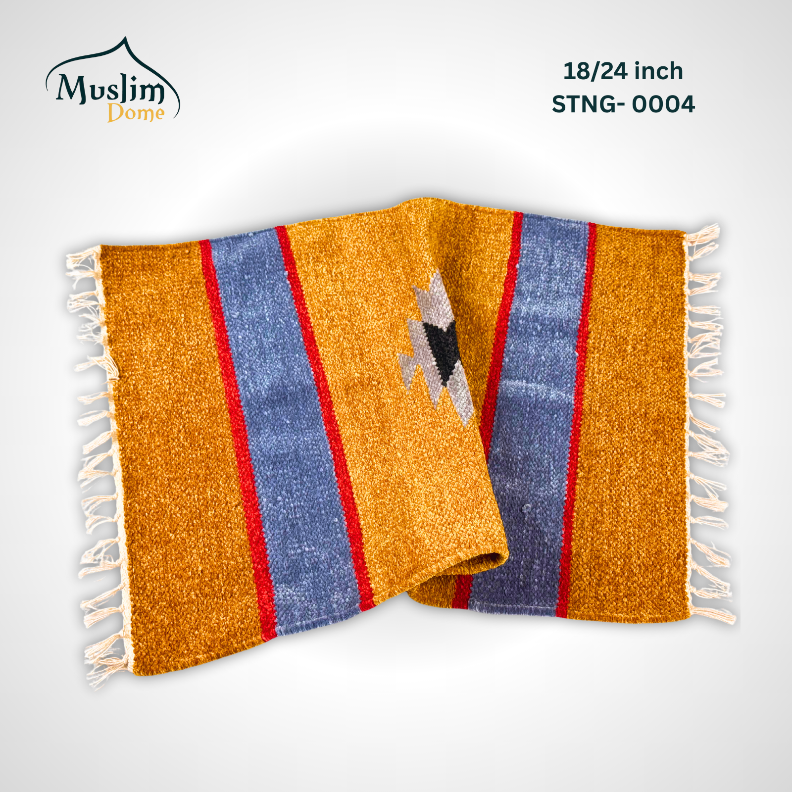 শতরঞ্জি Carpet (18″×24″) হ্যান্ডমেড | Soft Chanel Fabric | Mini Size | Both Side Usable thumbnail 9