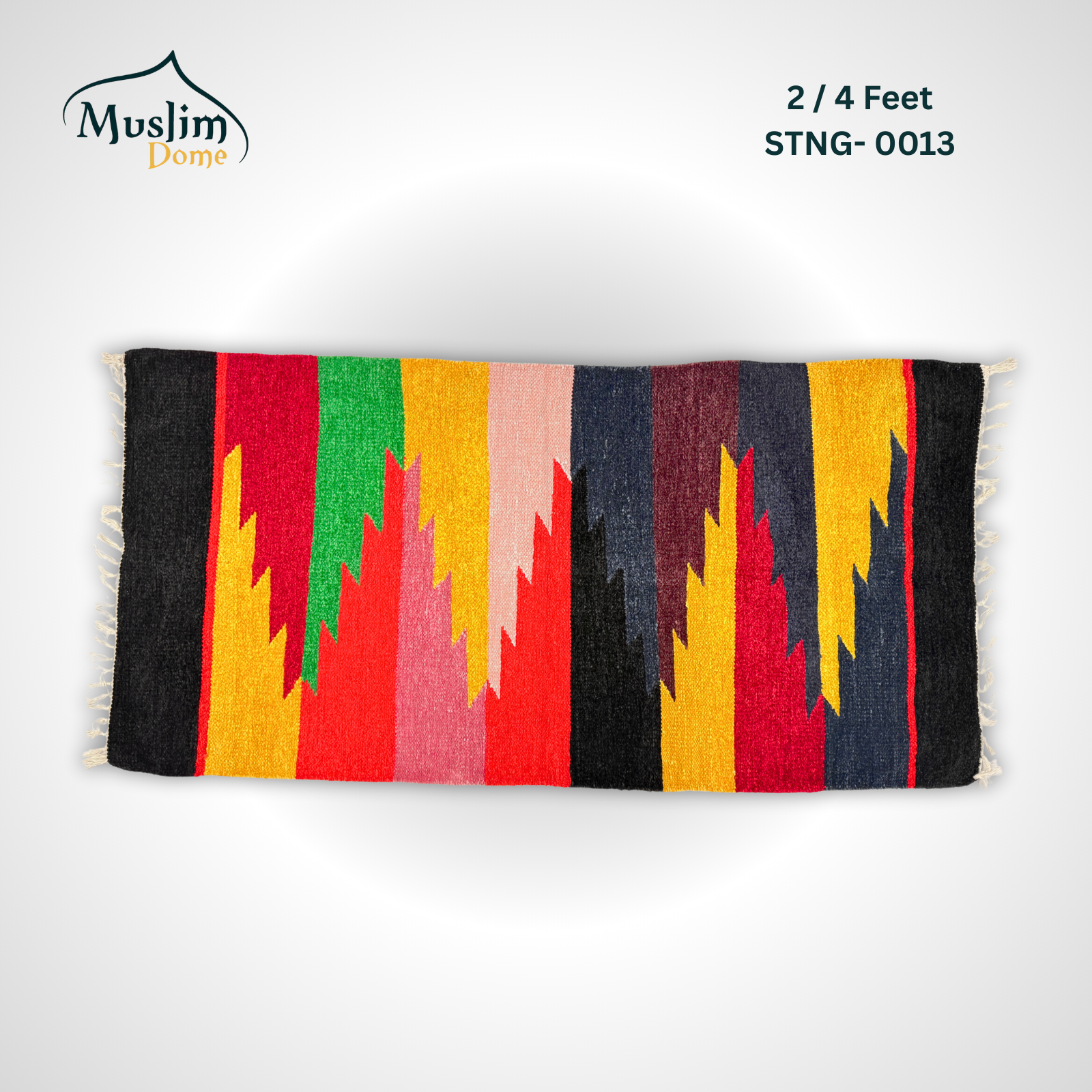 শতরঞ্জি Carpet (2×4 ফিট) | Soft Chanel Fabric | Mini Size | Both Side Usable thumbnail 3