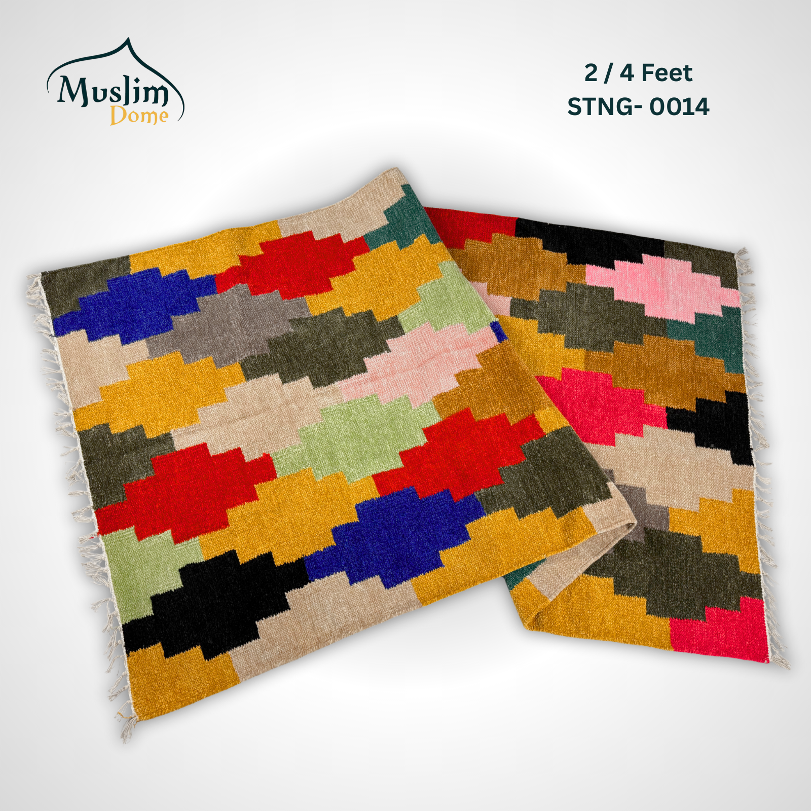 শতরঞ্জি Carpet (3×5 ফিট) | Soft Chanel Fabric | Mini Size | Both Side Usable