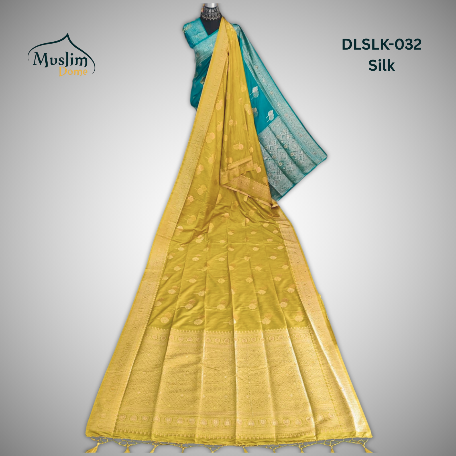 প্রিমিয়াম জামদানী শাড়ি – Premium Jamdani Saree (Half Silk, Double Tree Leaf Design, Blouse Piece Included) thumbnail 4