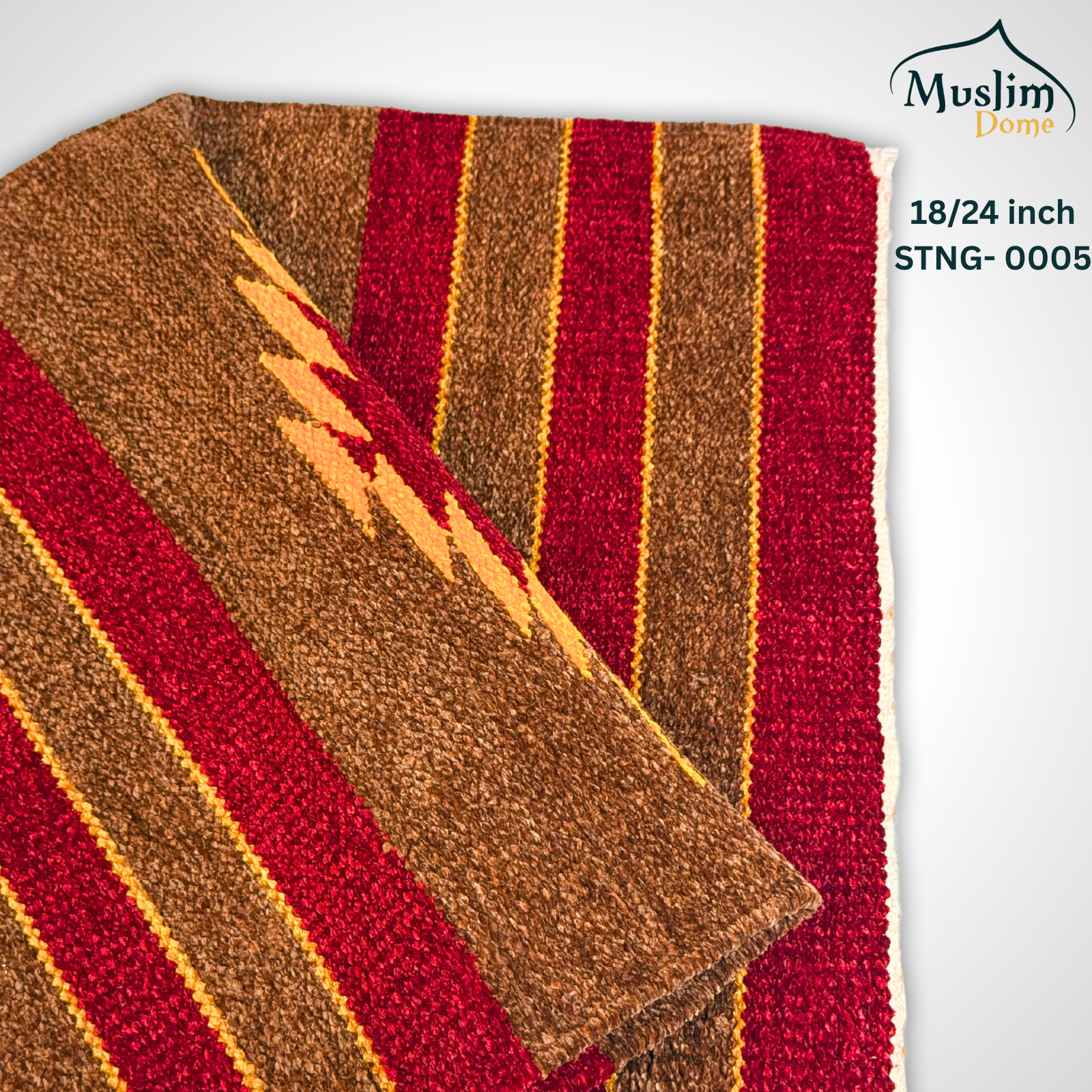 শতরঞ্জি Carpet (18″×24″) হ্যান্ডমেড | Soft Chanel Fabric | Mini Size | Both Side Usable thumbnail 12