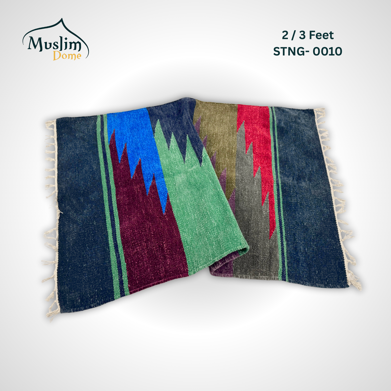 শতরঞ্জি Carpet (2×3 ফিট) | Soft Chanel Fabric | Mini Size | Both Side Usable