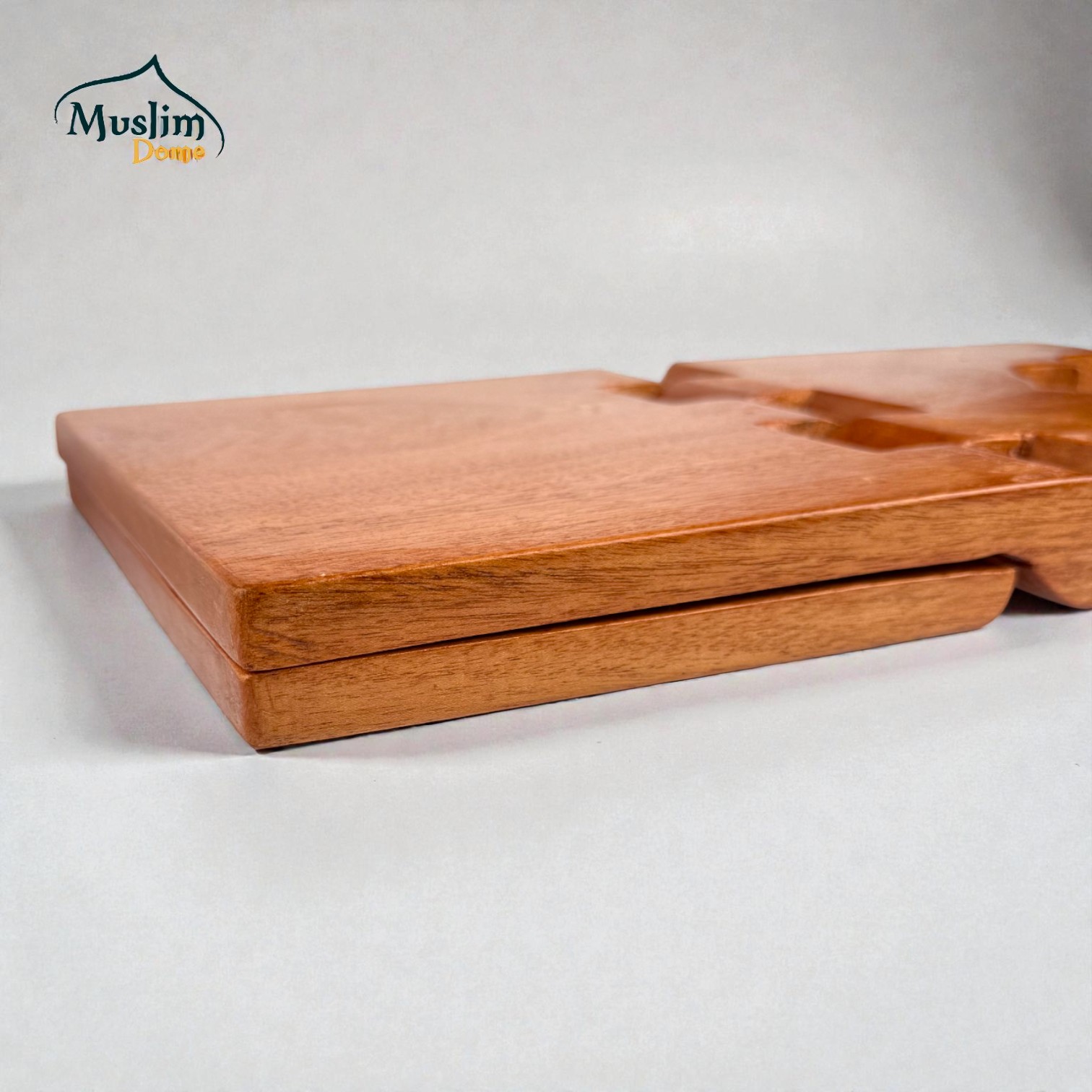 Wooden Rehal (কাঠের রেহাল) – Foldable Quran Reading Stand | Mahogany Wood – Medium & Large Size thumbnail 2