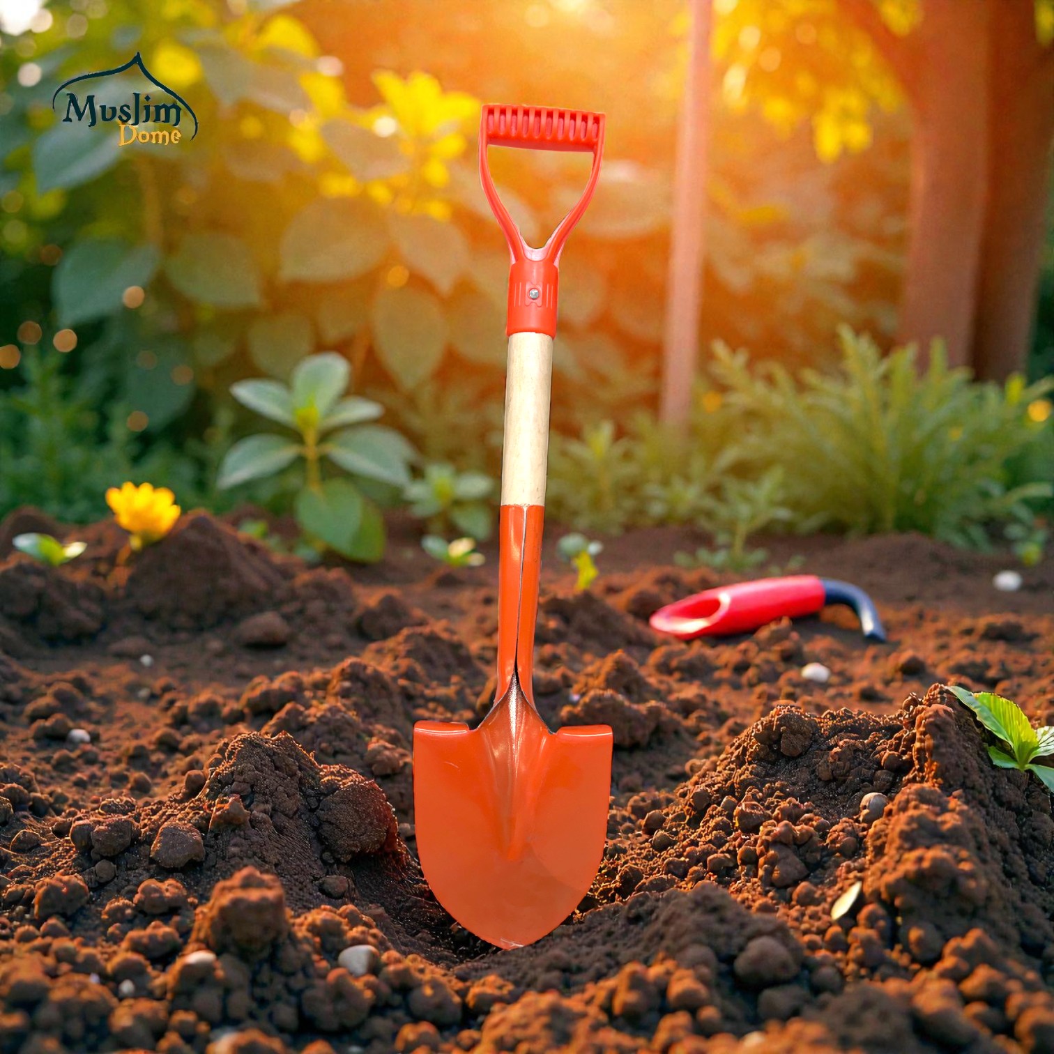 Large Garden Trowel – 28” Belcha | মাটি মিক্সার ও গাছে মাটি দেওয়ার টুল thumbnail 2
