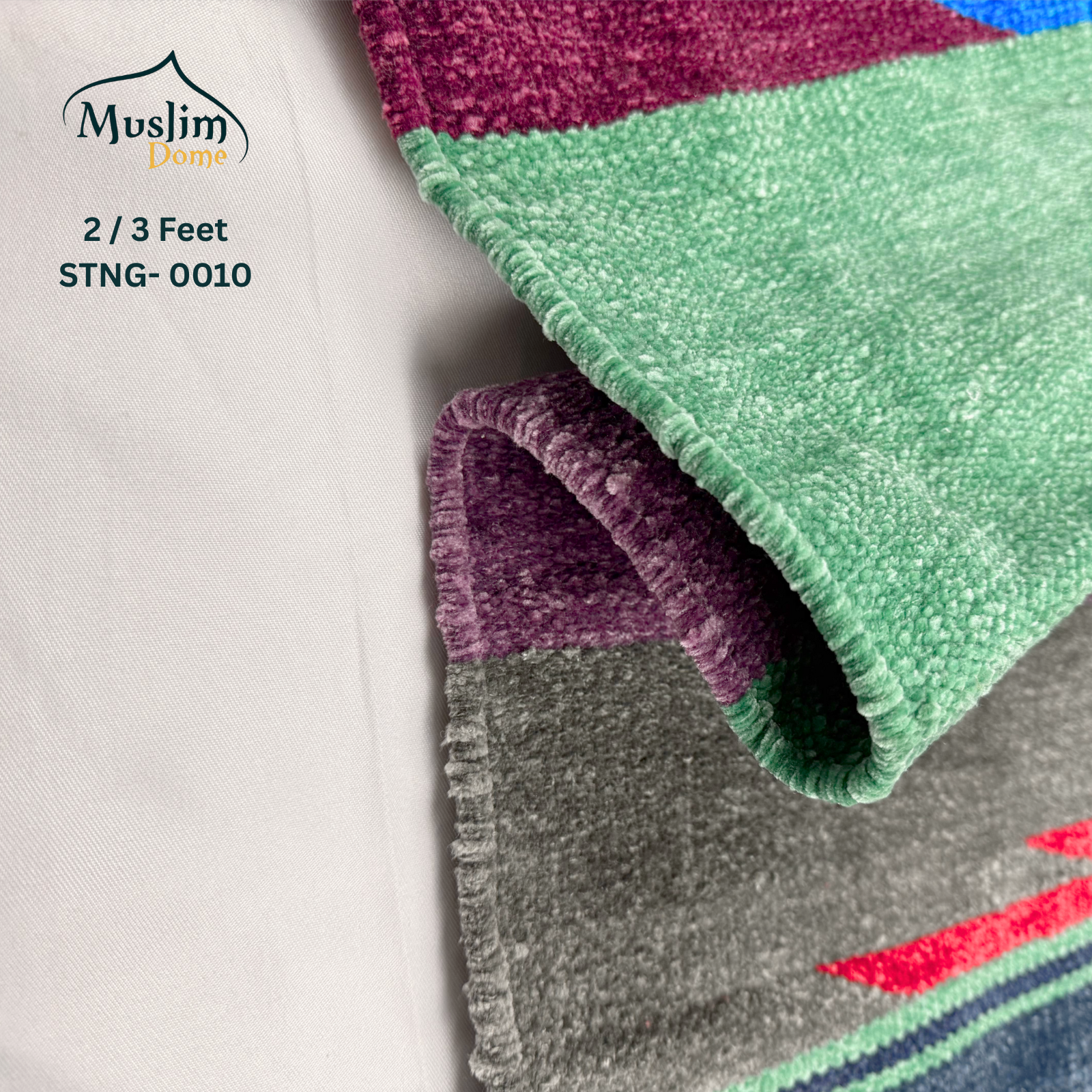 শতরঞ্জি Carpet (2×3 ফিট) | Soft Chanel Fabric | Mini Size | Both Side Usable thumbnail 3