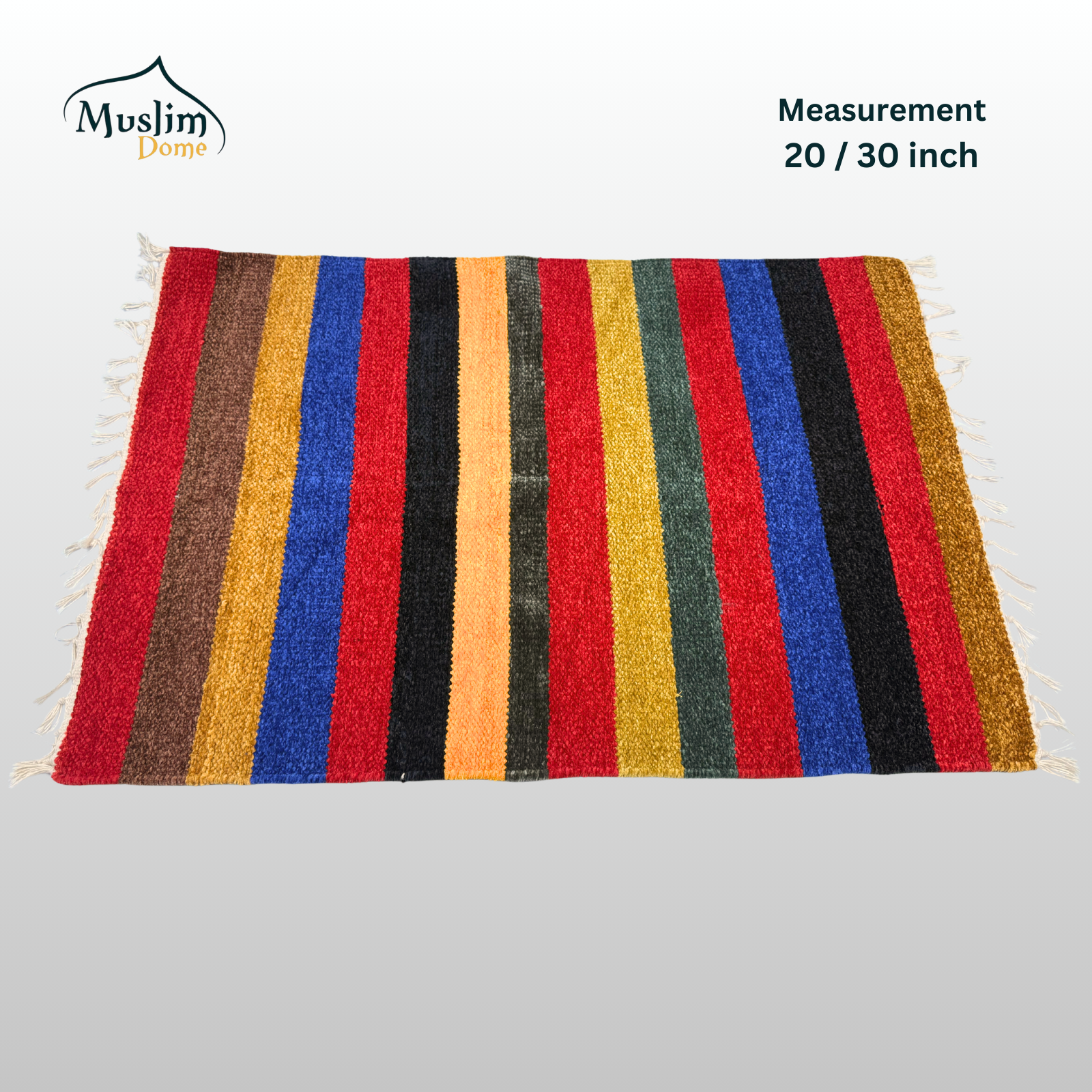 শতরঞ্জি (20×30 ইঞ্চি) | শেনেল (Chanel) ফ্যাব্রিক | Chanel Shataranji Carpet – High Quality, Multi Color thumbnail 2