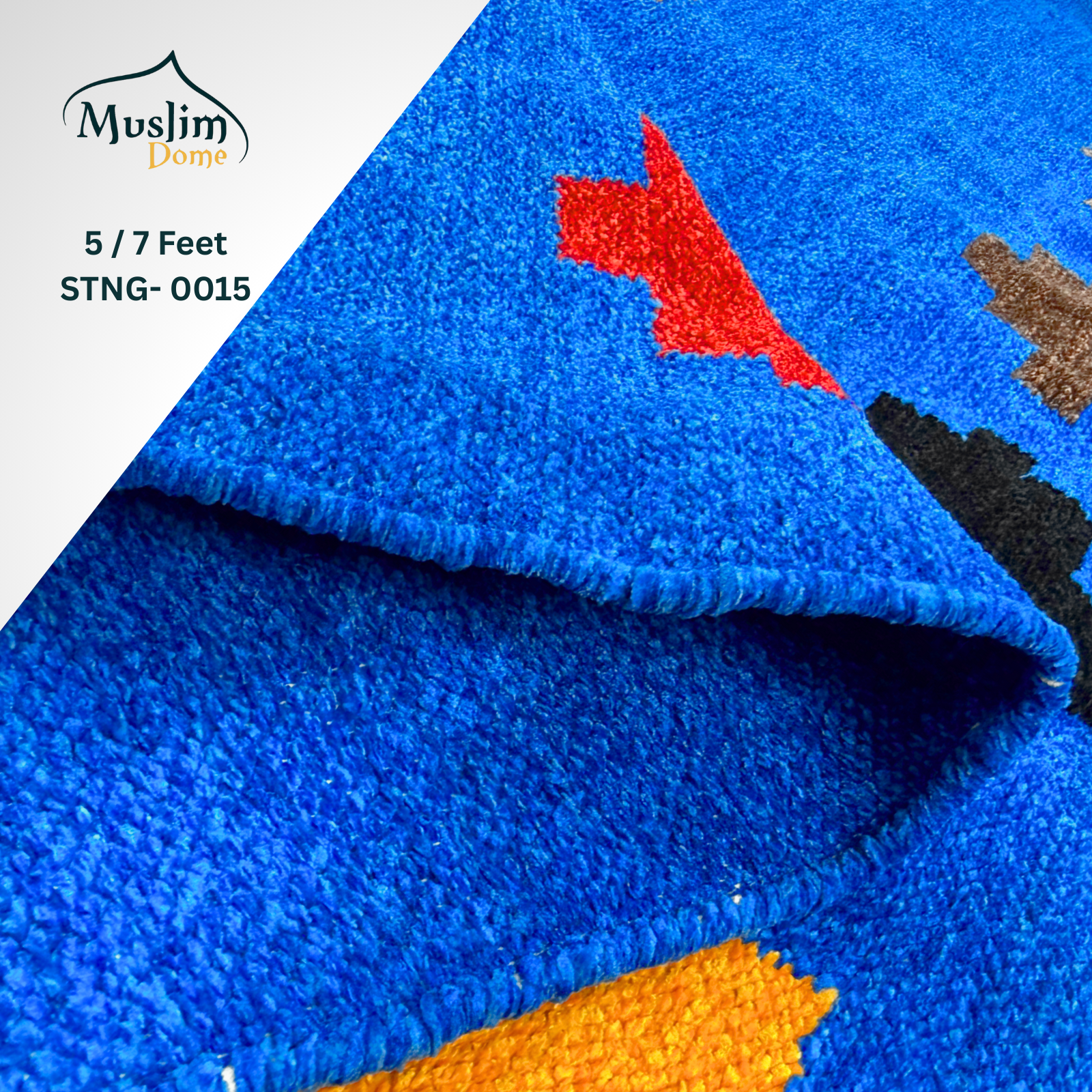 শতরঞ্জি Carpet (5×7 ফিট) | Soft Chanel Fabric | Mini Size | Both Side Usable thumbnail 2