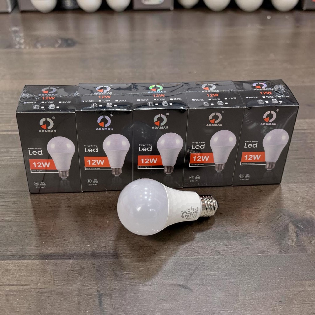 5 pieces combo : 12 WATT Energy Saving LED Bulb -  (ADAMAS Brand)  thumbnail 3