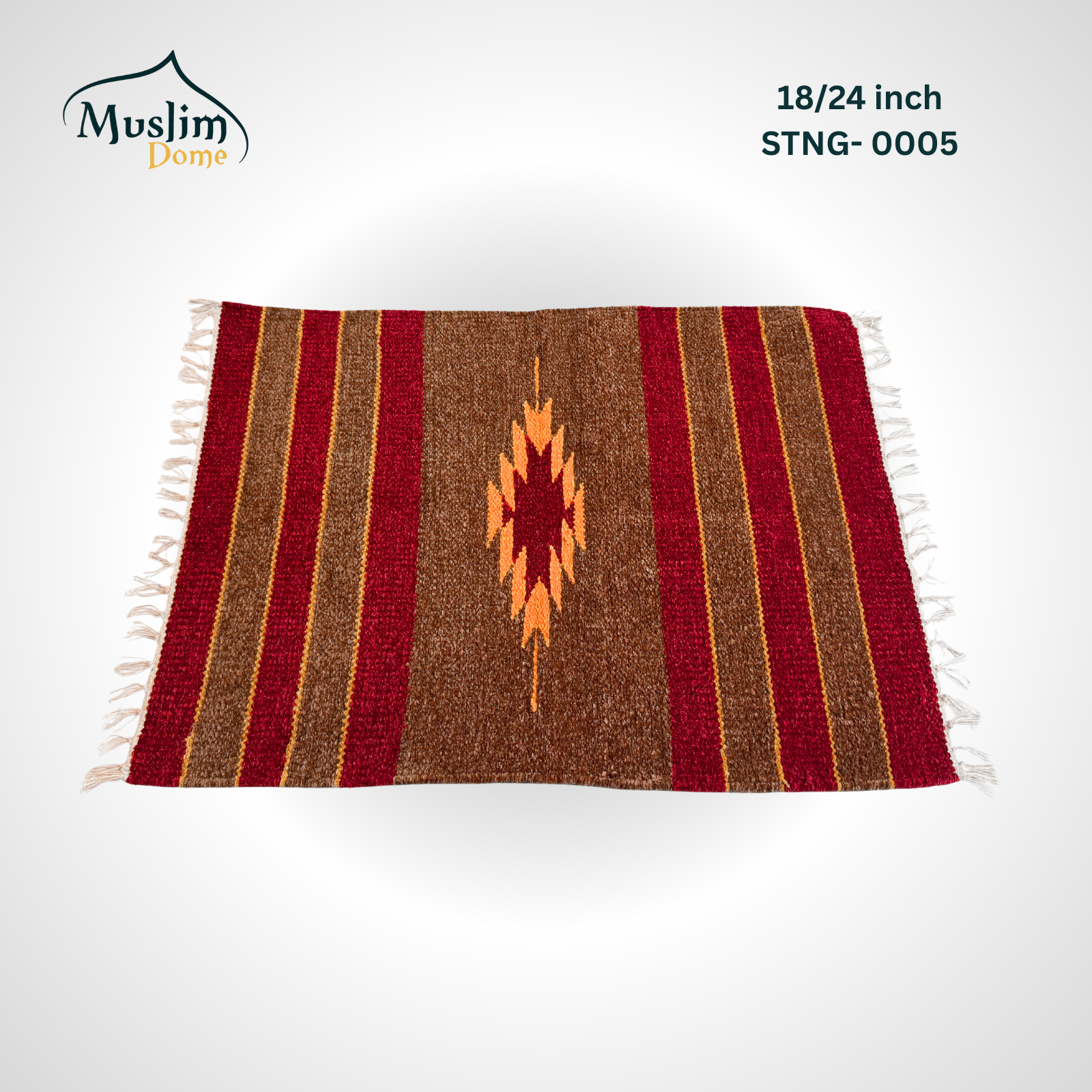 শতরঞ্জি Carpet (18″×24″) হ্যান্ডমেড | Soft Chanel Fabric | Mini Size | Both Side Usable thumbnail 11