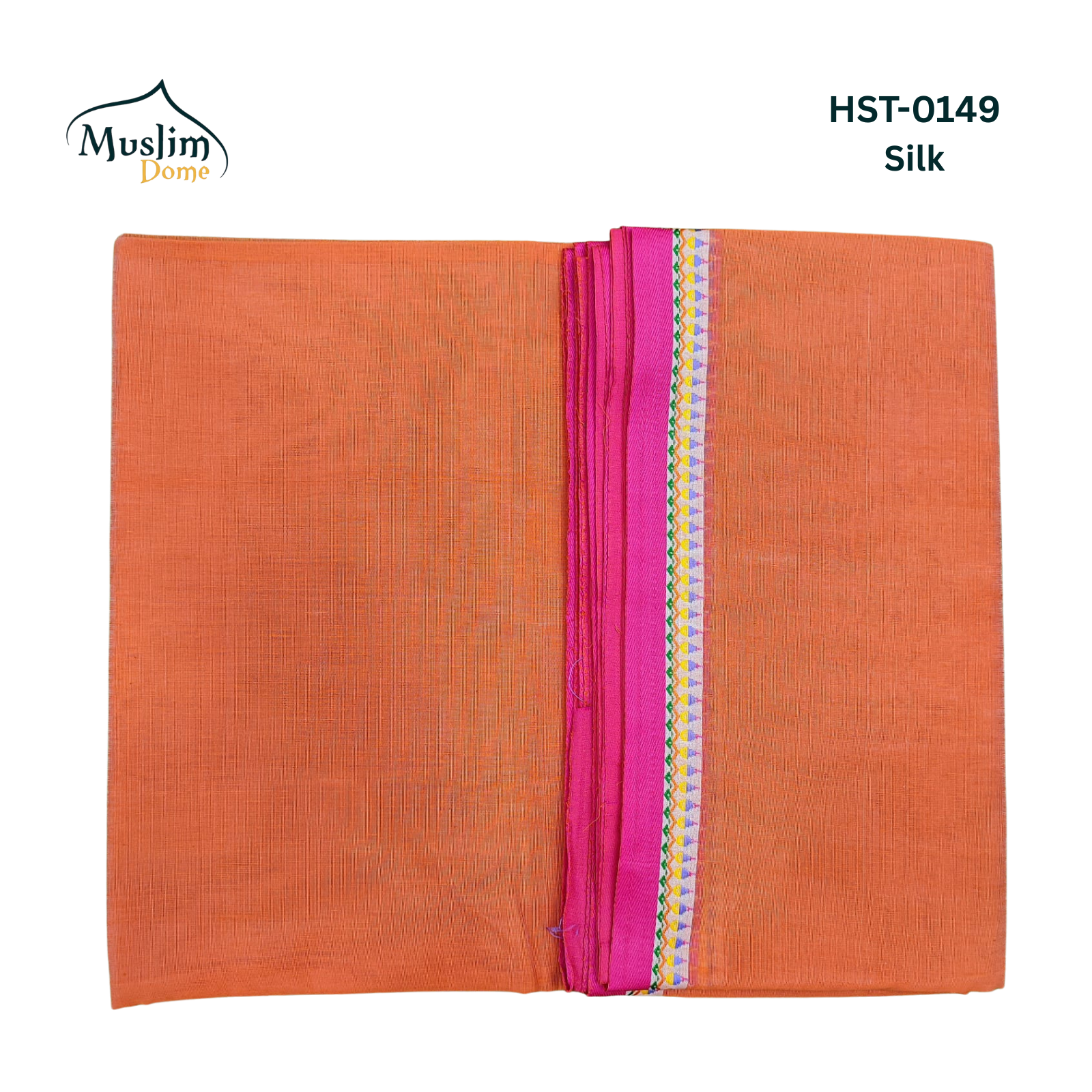 হাফসিল্ক থান শাড়ী –  20 Colors Available, Half Silk Than Saree (13.5 Hands, Traditional Tangail, Solid Color, Blouse Piece Included) thumbnail 8