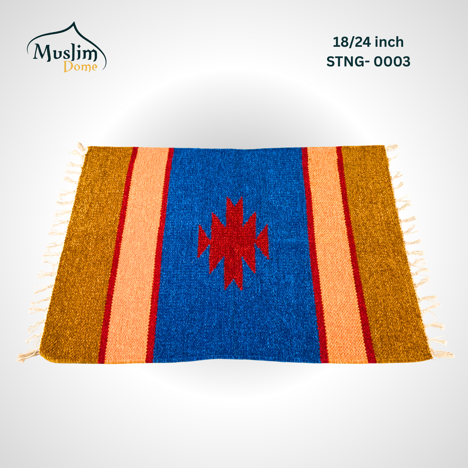 শতরঞ্জি Carpet (18″×24″) হ্যান্ডমেড | Soft Chanel Fabric | Mini Size | Both Side Usable thumbnail 6