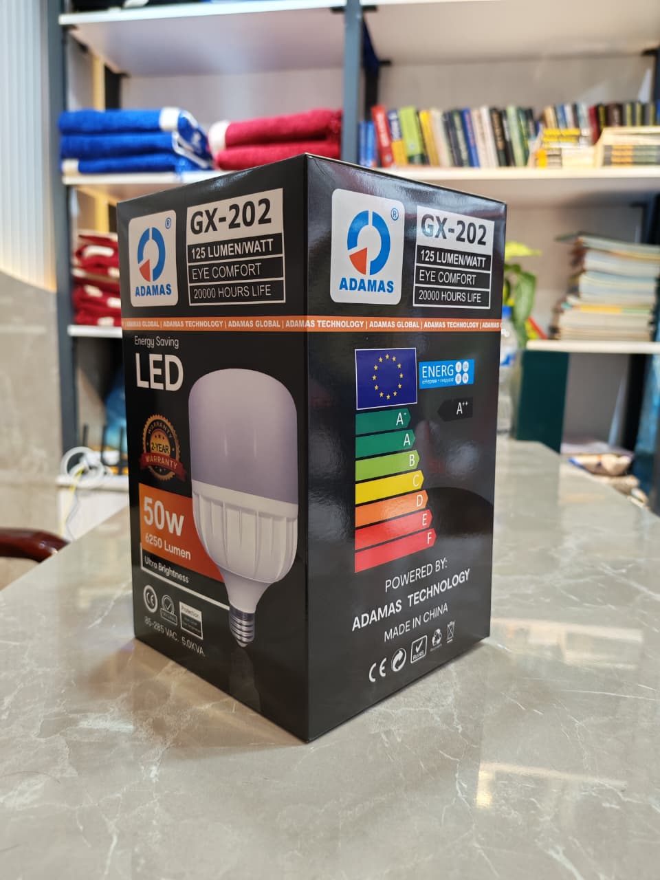 50 WATT : Energy Saving LED Bulb Pech - E27 (ADAMAS Brand) thumbnail 3