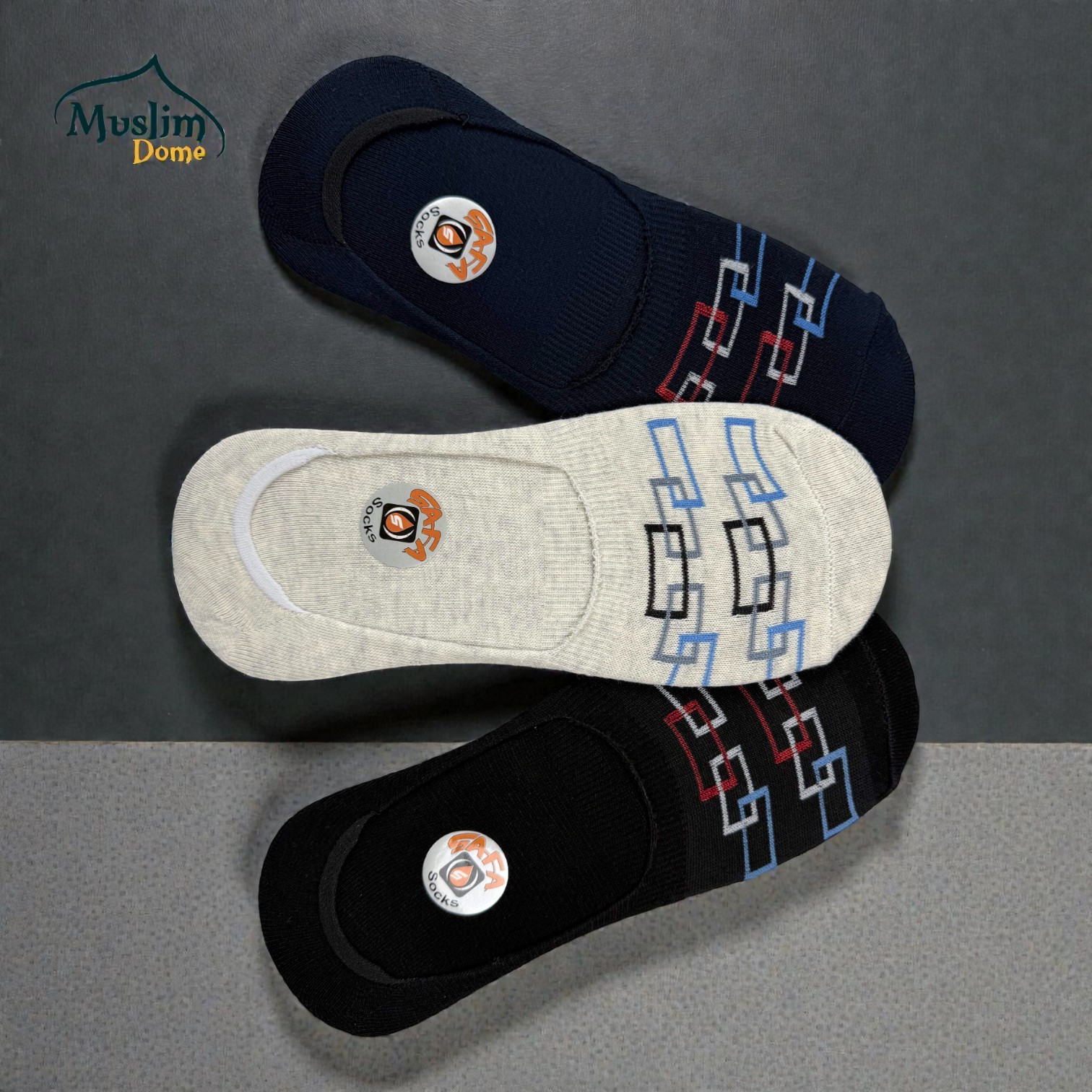 পুরুষদের প্রিমিয়াম লোফার মোজা – ৩ ইন ১ কম্বো প্যাক thumbnail 5