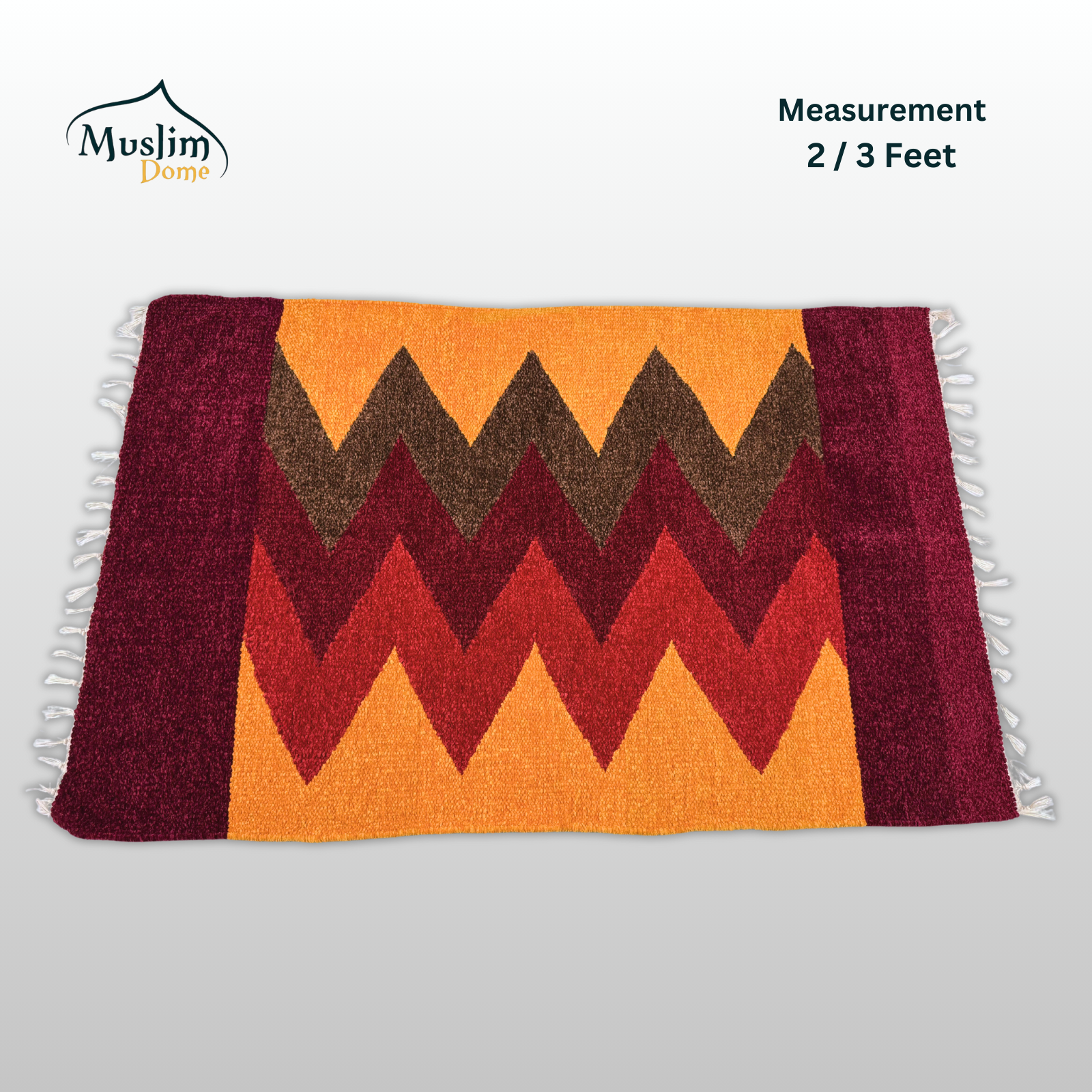 শতরঞ্জি (2×3 ফিট) | শেনেল (Chanel) ফ্যাব্রিক | Chanel Shataranji Carpet – High Quality, Multi Color thumbnail 2