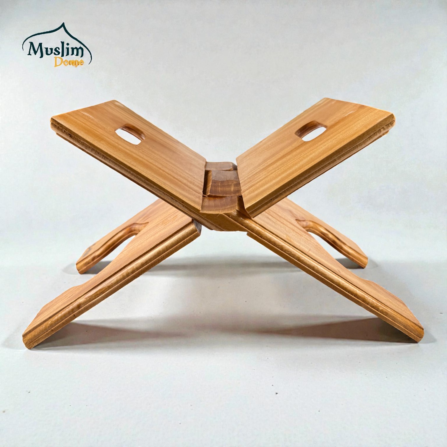 Wooden Rehal (কাঠের রেহাল) – Foldable Quran Reading Stand | Mahogany Wood thumbnail 5