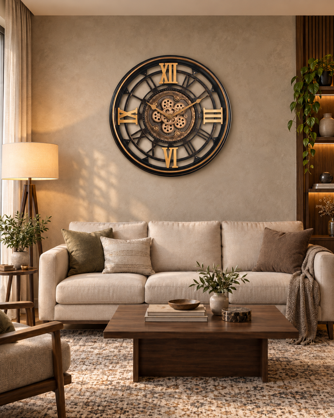 Black Metallic Vintage Wall Clock 30" Dia (āĻāĻžāϞ⧠āĻŽā§āĻāĻžāϞāĻŋāĻ āϰāĻā§ā§āϰ āĻāĻŋāύā§āĻā§āĻ āĻĻā§ā§āĻžāϞ āĻā§āĻŋ : ā§Šā§Ļ āĻāĻā§āĻāĻŋ āĻĄāĻžā§āĻž)
