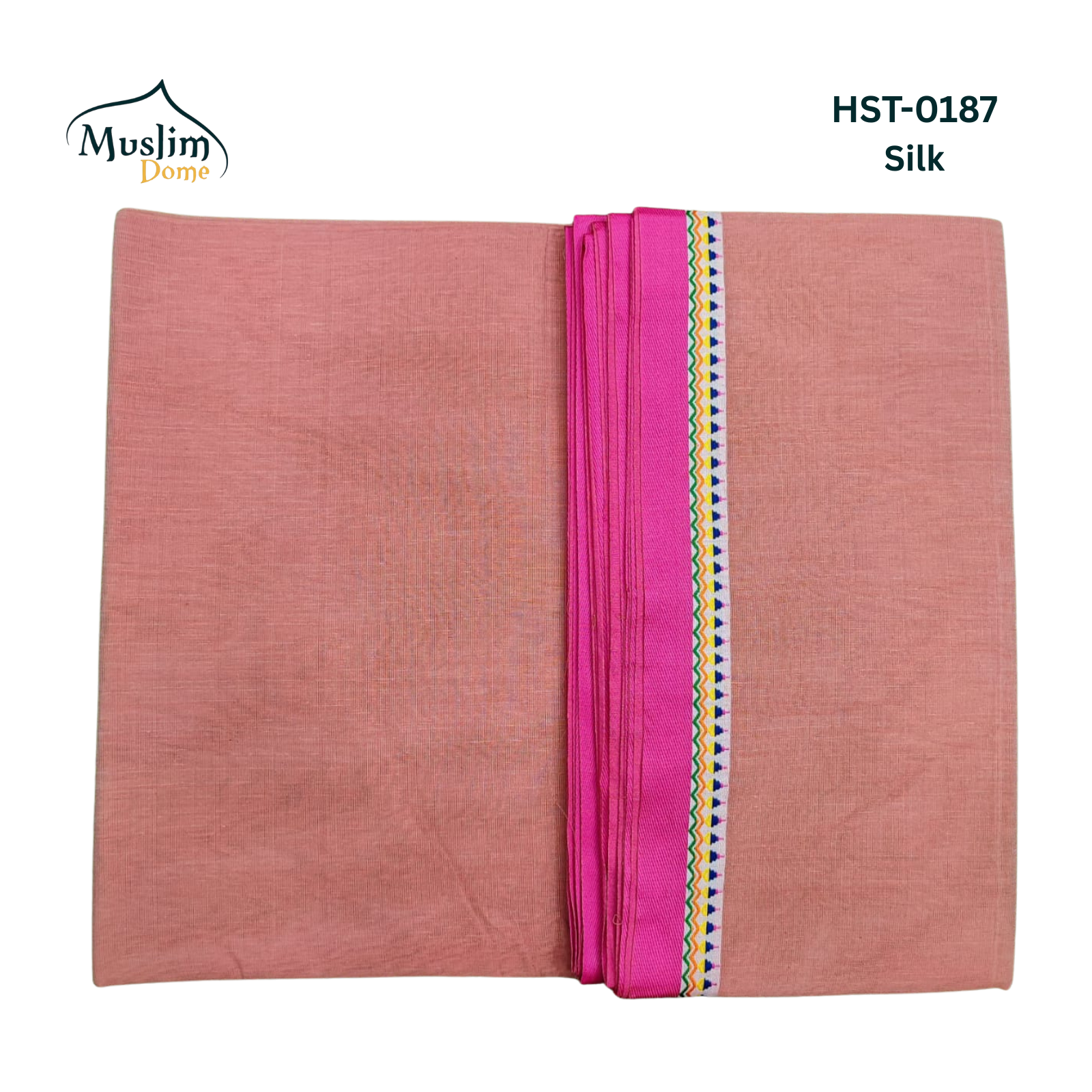 হাফসিল্ক থান শাড়ী – Half Silk Than Saree (13.5 Hands, Traditional Tangail, Solid Color, Blouse Piece Included) | Most Popular Halfsilk Chikon Par Saree thumbnail 4