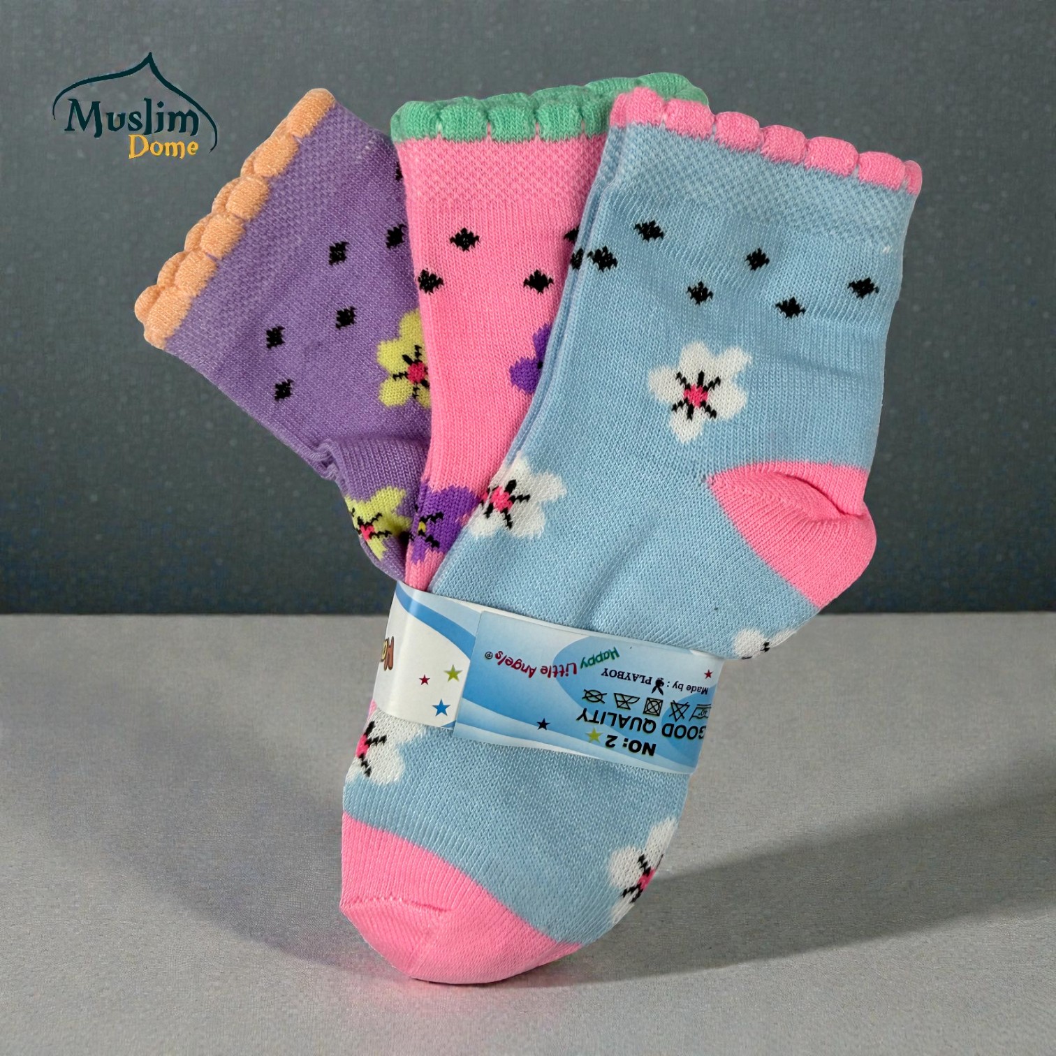 শিশুদের কটন মোজা – ৩–৭ বছর | ১২ পিস কম্বো  thumbnail 6