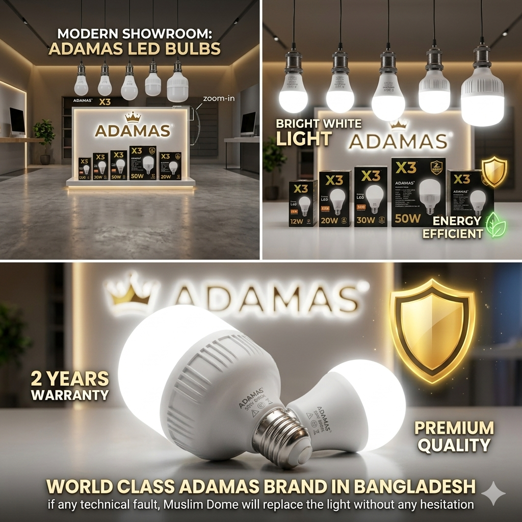 30 WATT : Energy Saving LED Bulb Pech - E27 (ADAMAS Brand) thumbnail 5