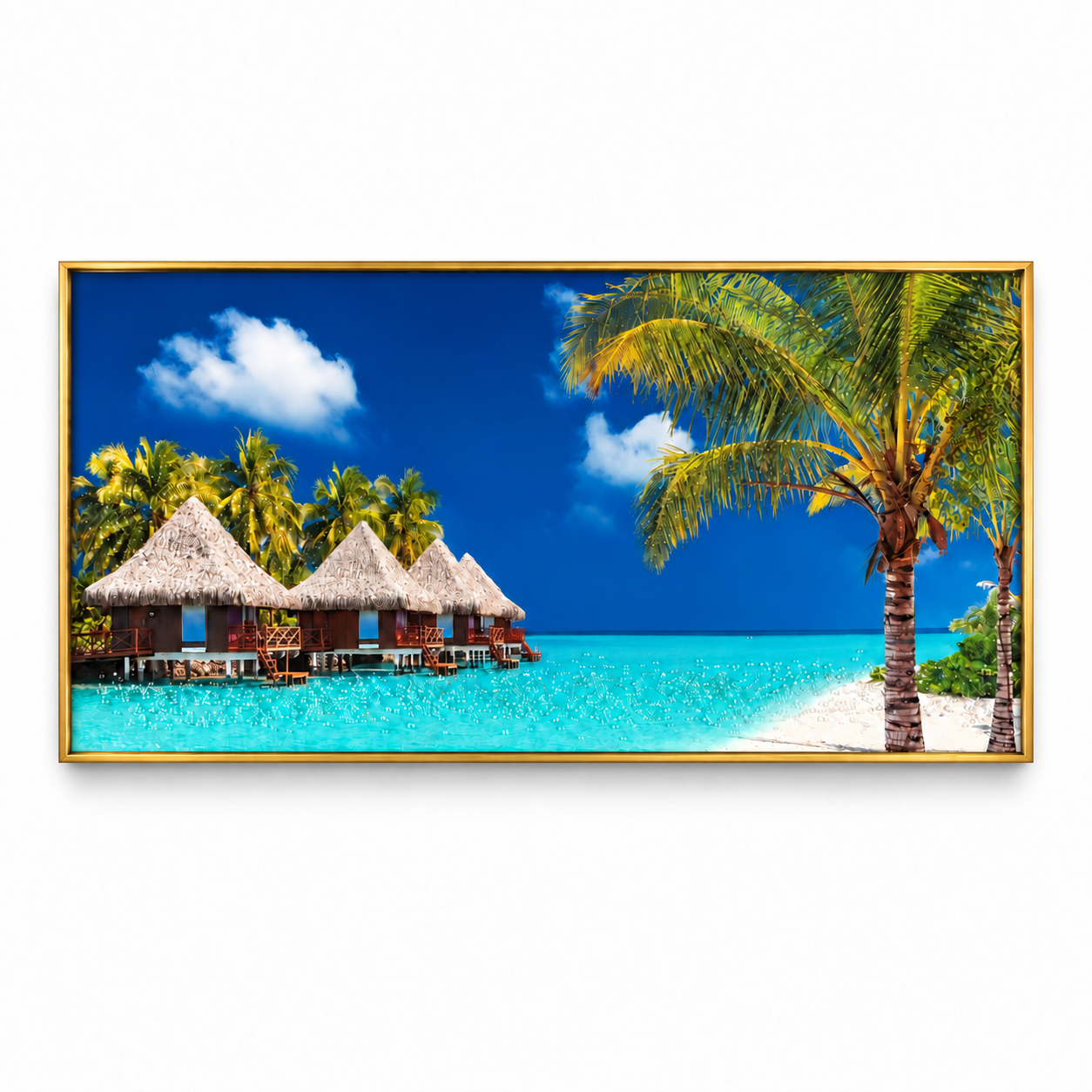 Large Photo Frame : Blue Sea Resort (48" x 24")