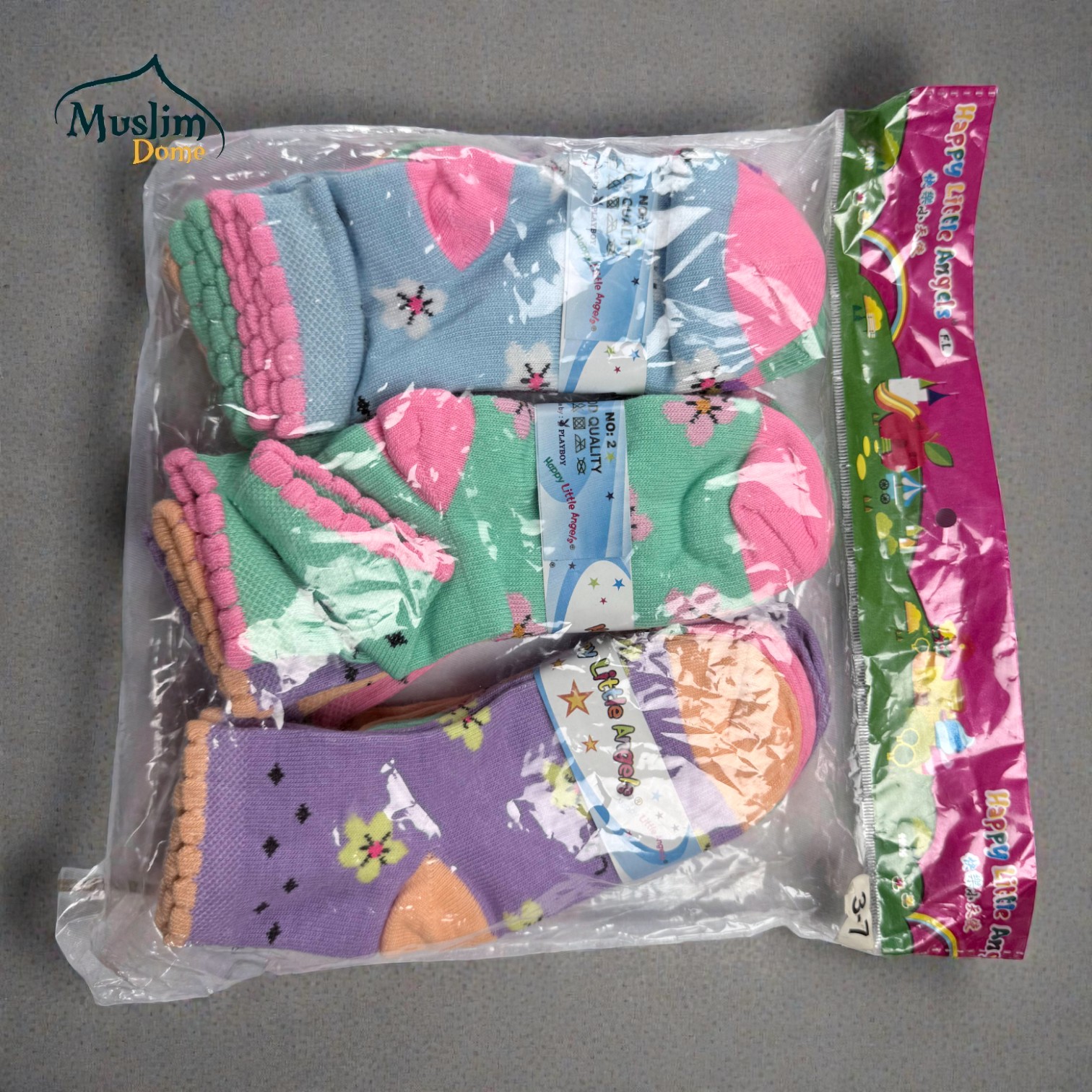 শিশুদের কটন মোজা – ৩–৭ বছর | ১২ পিস কম্বো  thumbnail 2