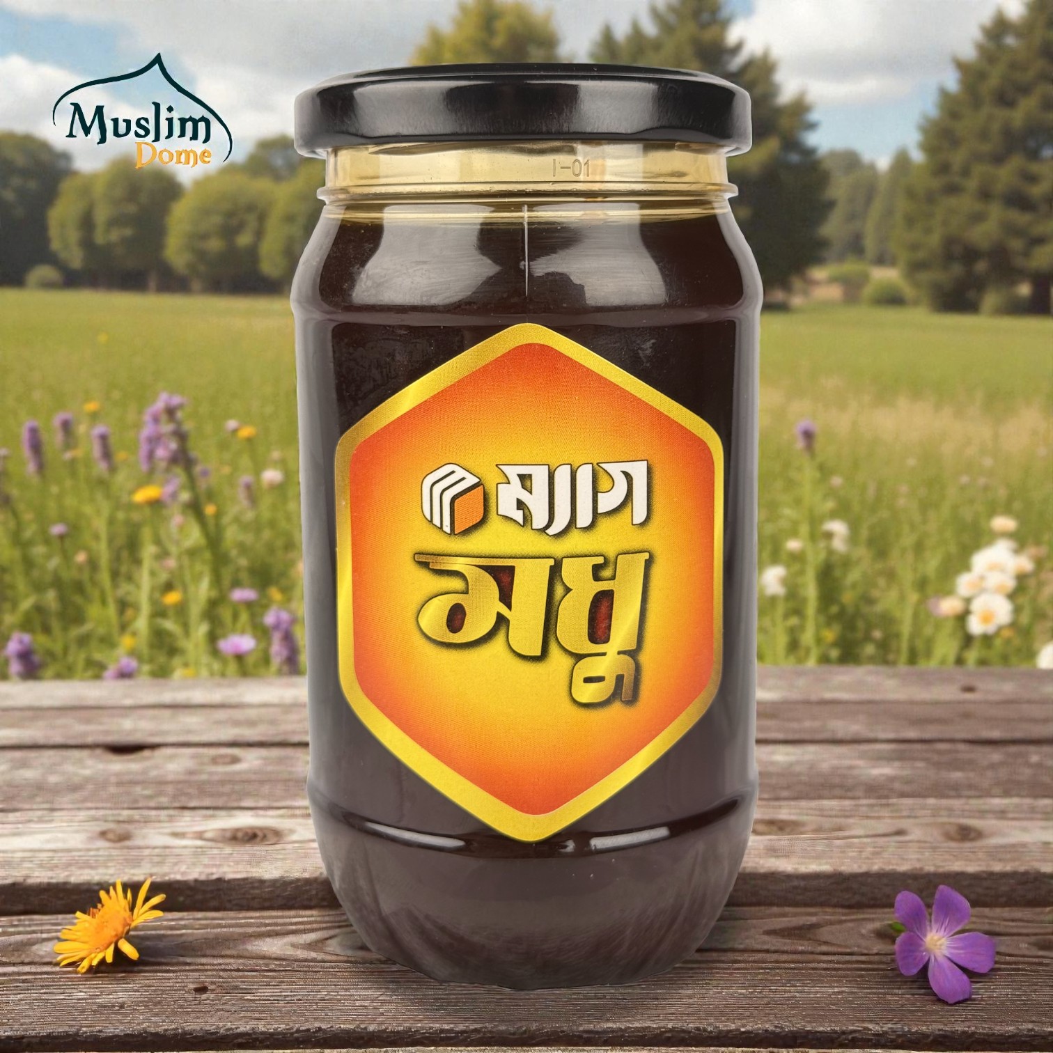 কালোজিরা ফুলের খাঁটি মধু – ৫০০ গ্রাম (Black Seed Flower Pure Honey – 500g) thumbnail 2