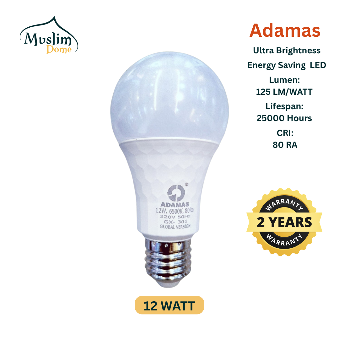 12 WATT : Energy Saving LED Bulb (ADAMAS Brand) thumbnail 6