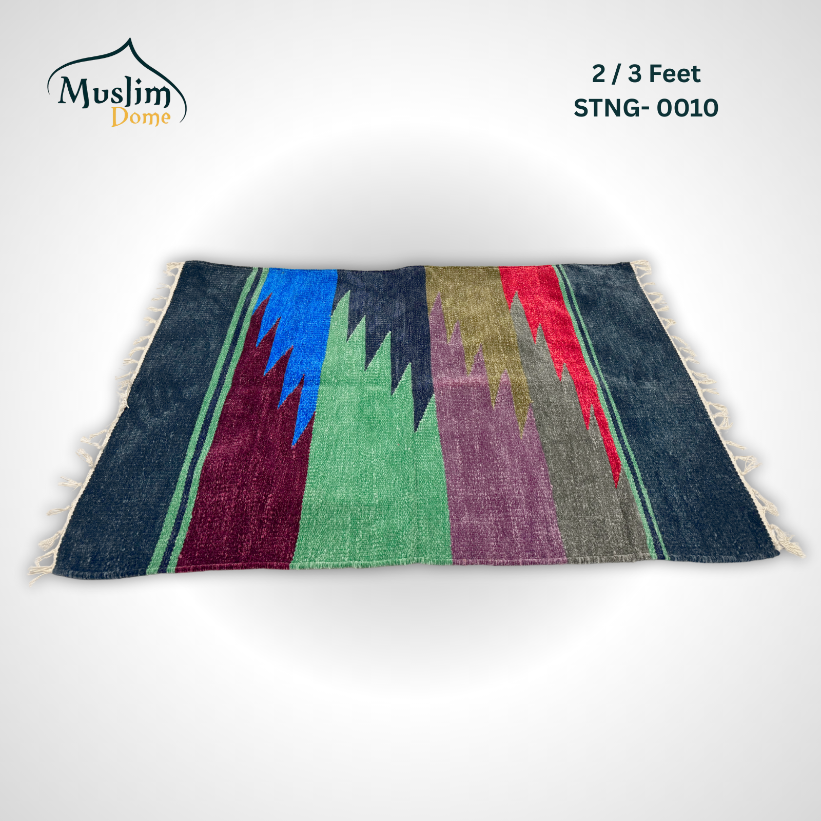 শতরঞ্জি Carpet (2×3 ফিট) | Soft Chanel Fabric | Mini Size | Both Side Usable thumbnail 2