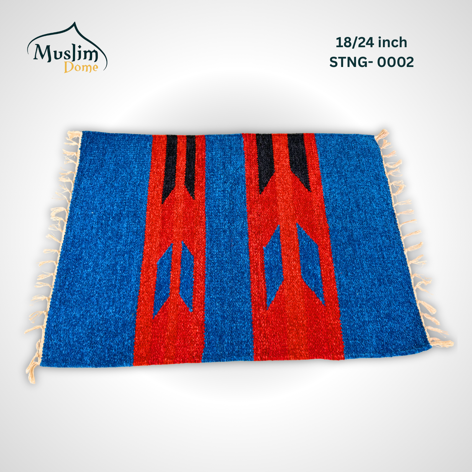 শতরঞ্জি Carpet (18″×24″) হ্যান্ডমেড | Soft Chanel Fabric | Mini Size | Both Side Usable thumbnail 4