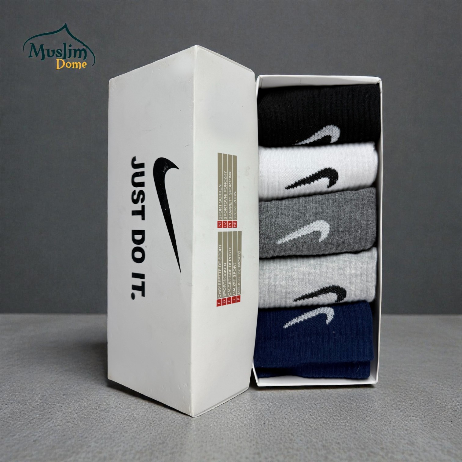 NIKE স্পোর্টস মোজা (১ বক্সে)