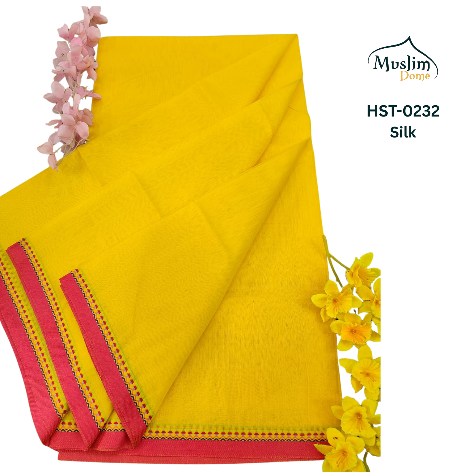 হাফসিল্ক থান শাড়ী – Half Silk Than Saree (13.5 Hands, Traditional Tangail, Solid Color, Blouse Piece Included) | Most Popular Halfsilk Chikon Par Saree thumbnail 9