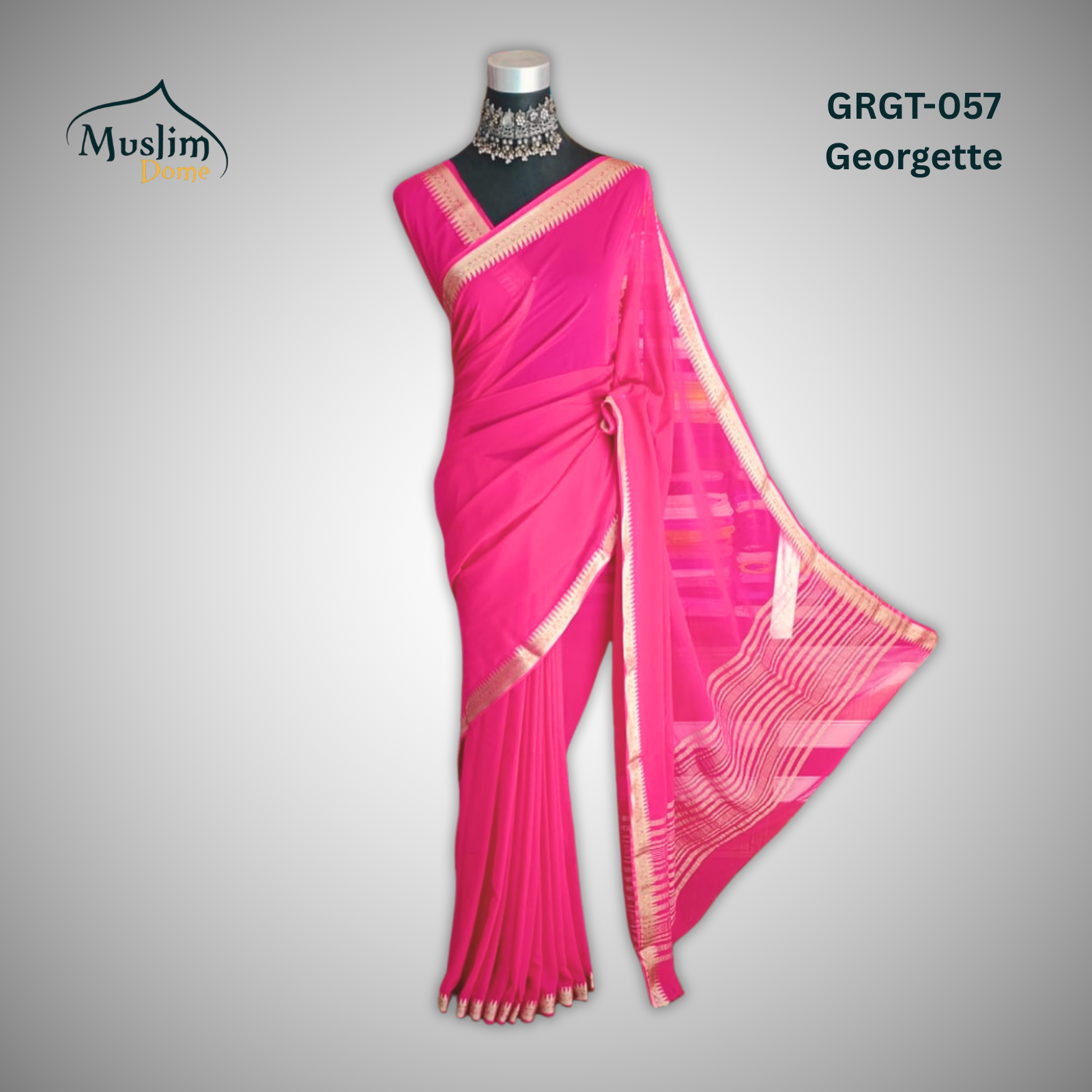 জর্জেট শাড়ি – Georgette Saree (13.5 Hands, Blouse Piece Included)