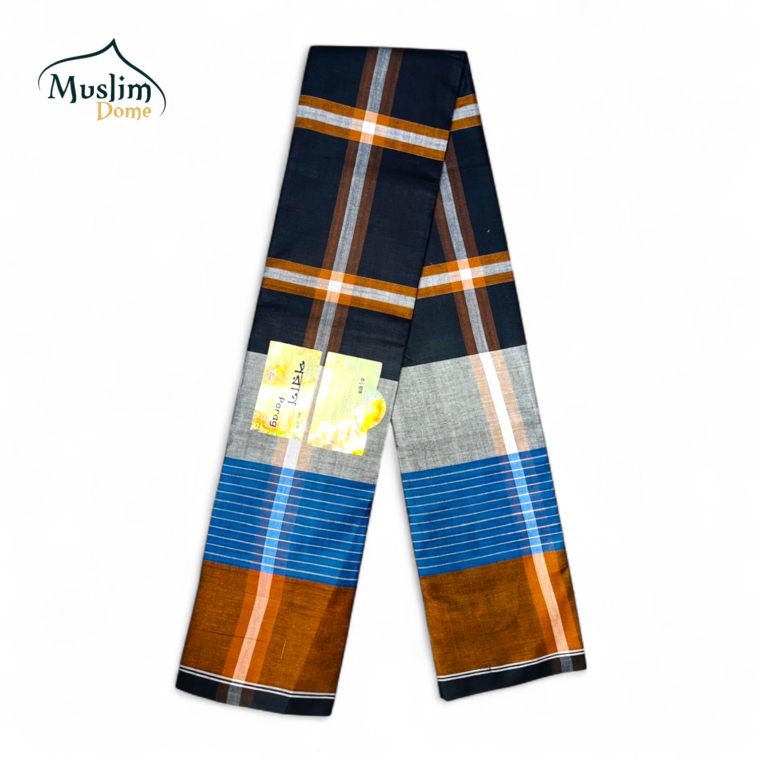 প্রিমিয়াম লুঙ্গি – ডিসেন্ট | Check Pattern | Premium Shirajgonj Traditional Lungi – Stitched & Ready to Wear | Pure Cotton thumbnail 4