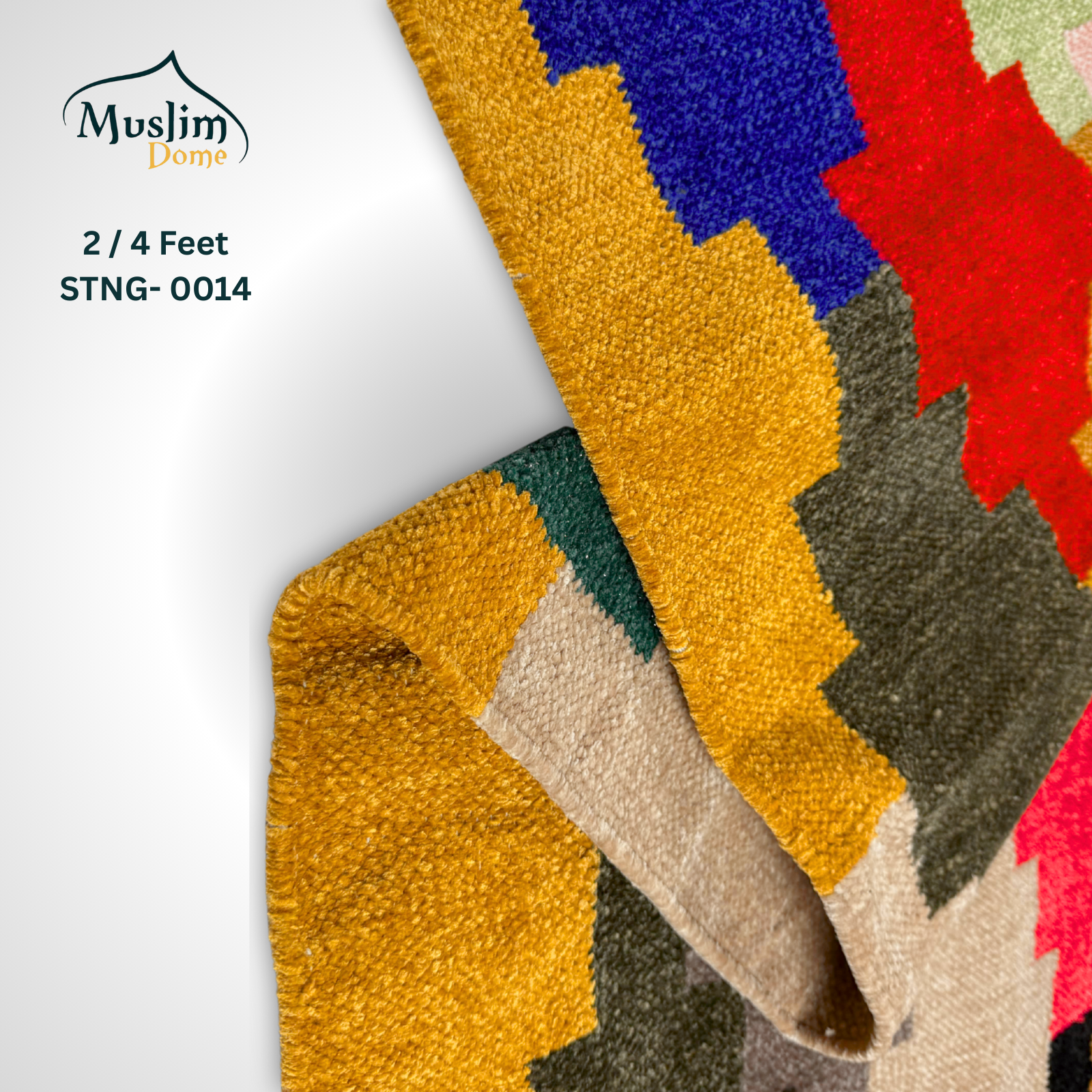 শতরঞ্জি Carpet (3×5 ফিট) | Soft Chanel Fabric | Mini Size | Both Side Usable thumbnail 4