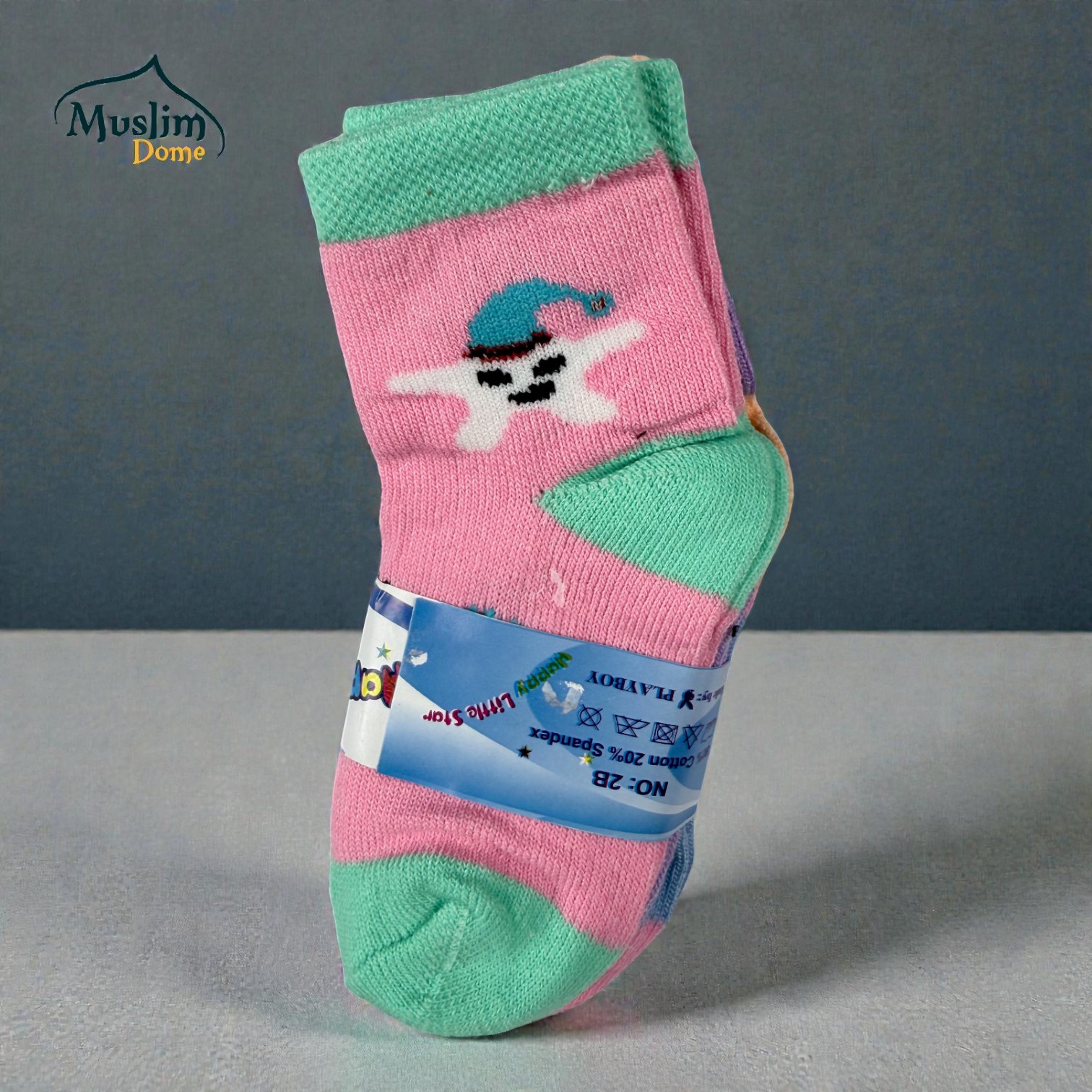 শিশুদের মোজা (Kids Socks) – ১–৩ বছর | ৪ পেয়ার কম্বো thumbnail 2