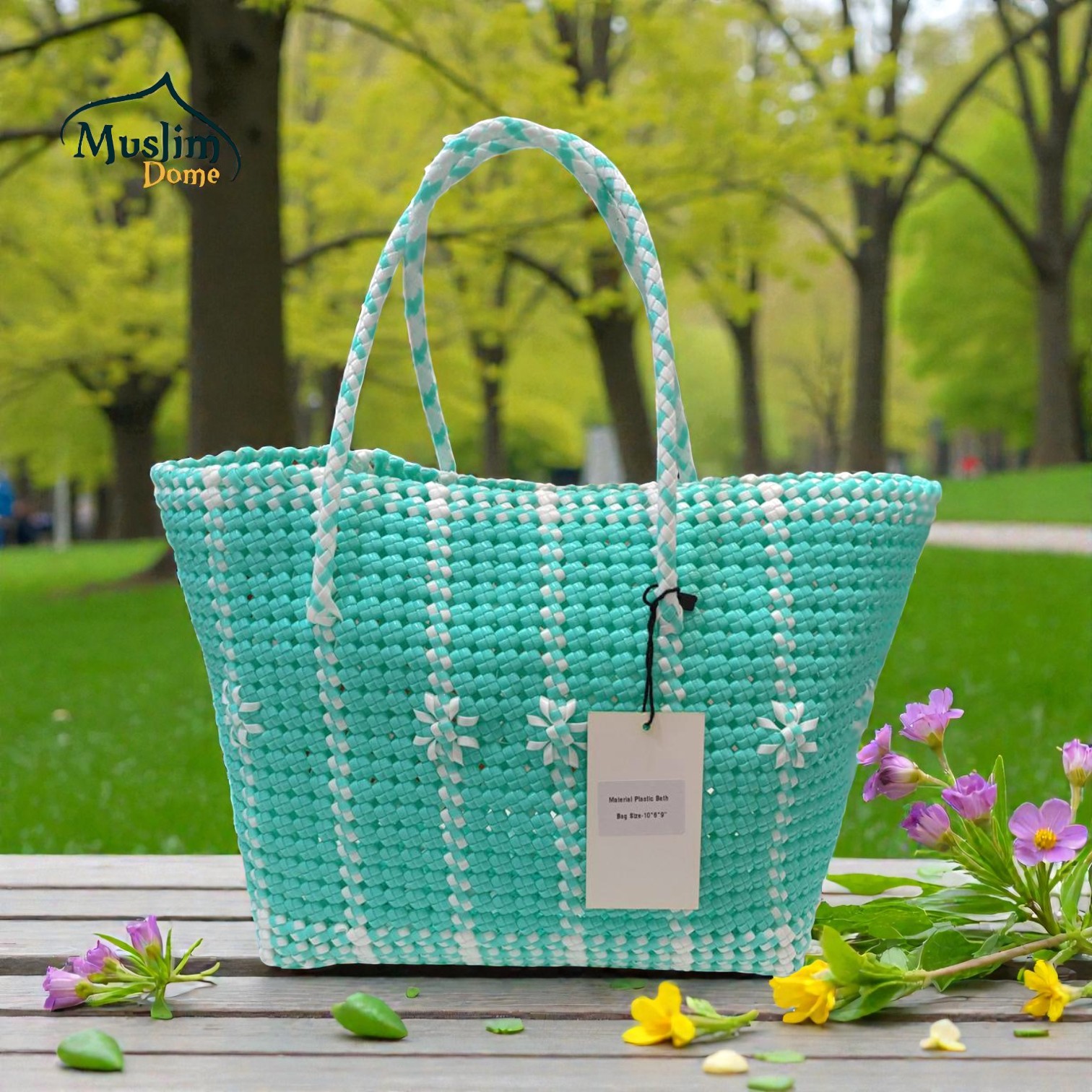 Handmade Plastic Hand Bag | সম্পূর্ণ হাতে তৈরি প্লাস্টিক হ্যান্ড ব্যাগ thumbnail 4