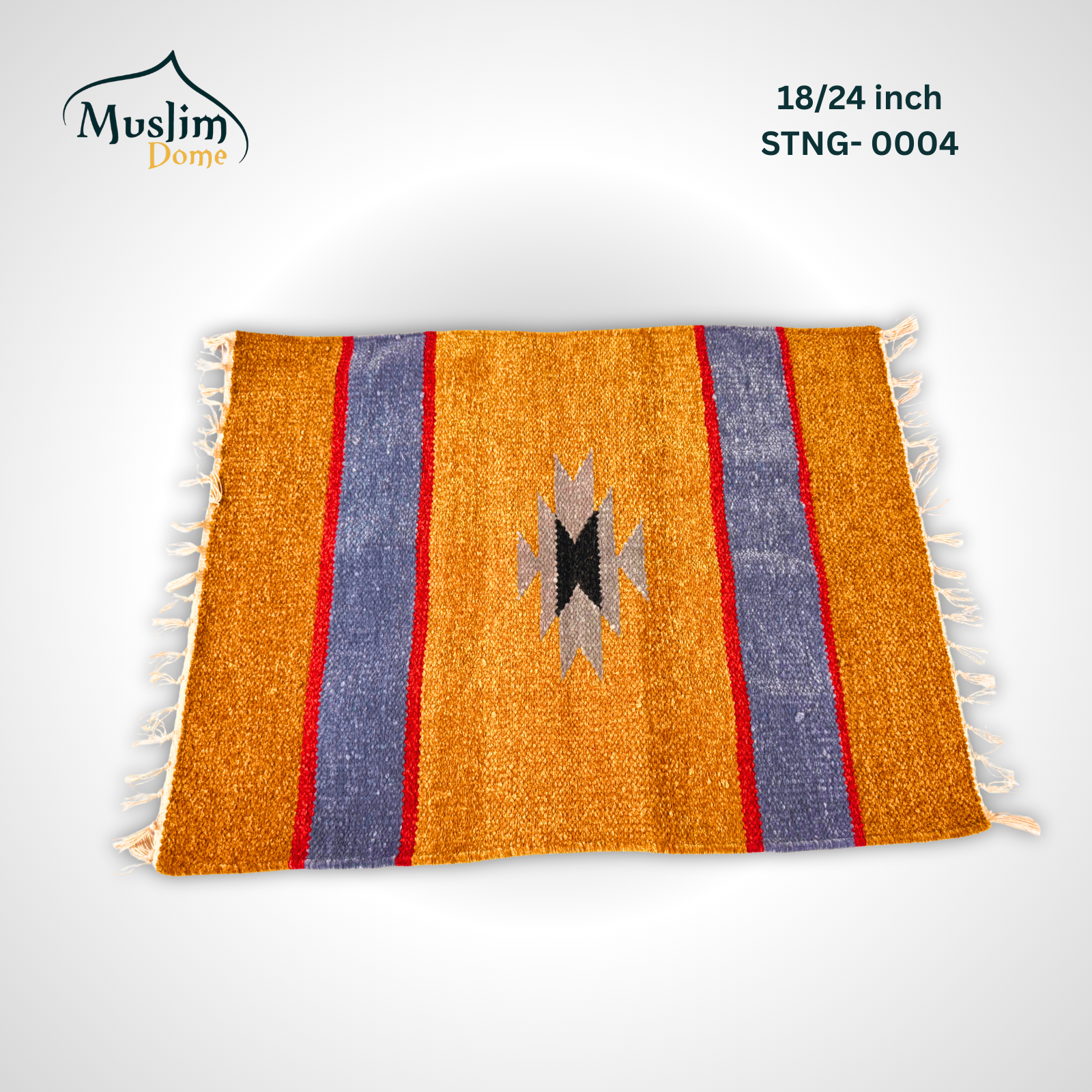 শতরঞ্জি Carpet (18″×24″) হ্যান্ডমেড | Soft Chanel Fabric | Mini Size | Both Side Usable thumbnail 8