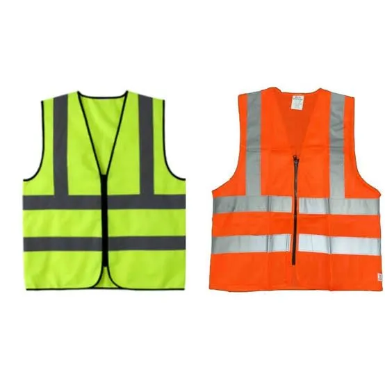 Reflective Safety Vest | Green & Orange | Lightweight Safety Jacket