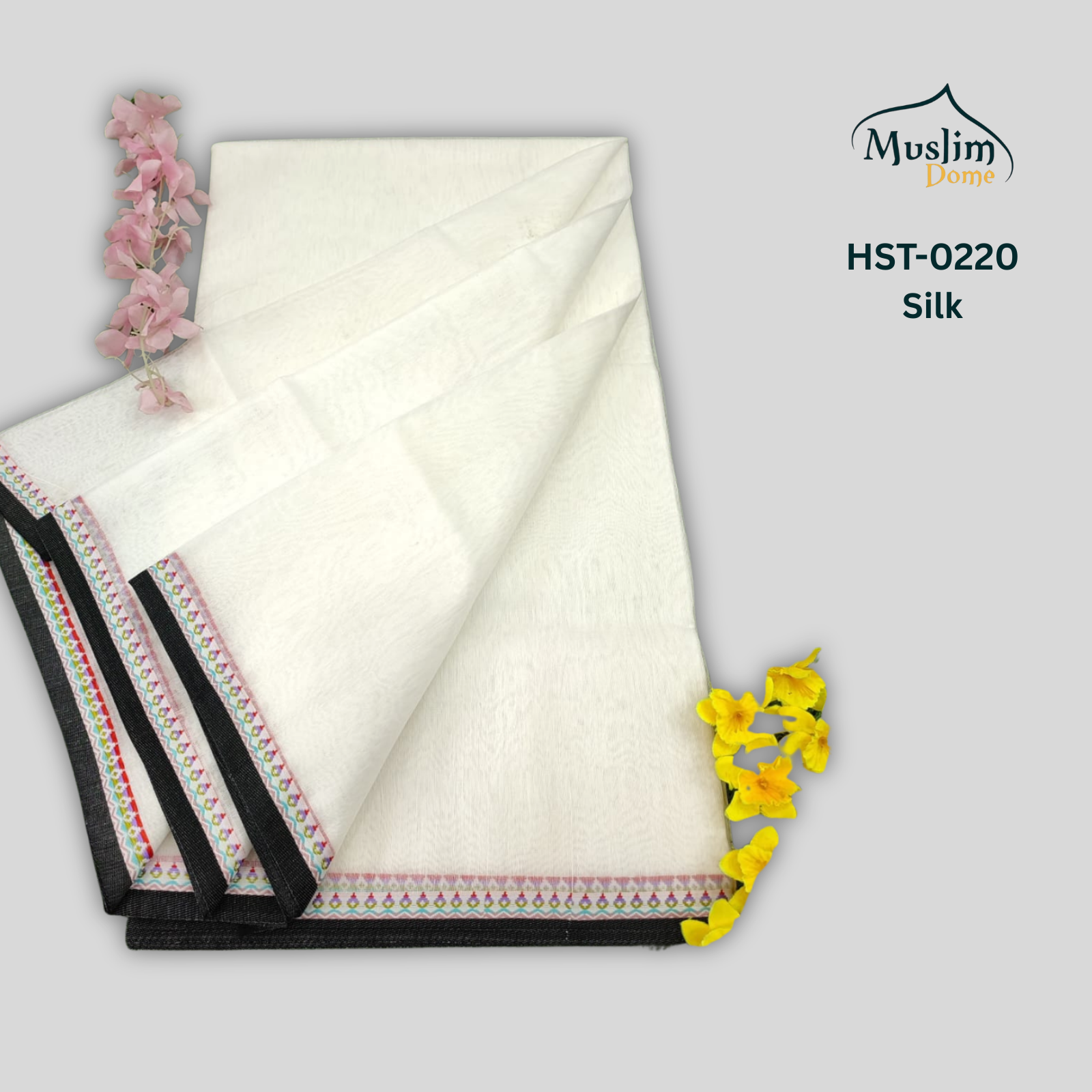 হাফসিল্ক থান শাড়ী – Half Silk Than Saree (13.5 Hands, Traditional Tangail, Solid Color, Blouse Piece Included) | Most Popular Halfsilk Chikon Par Saree thumbnail 18