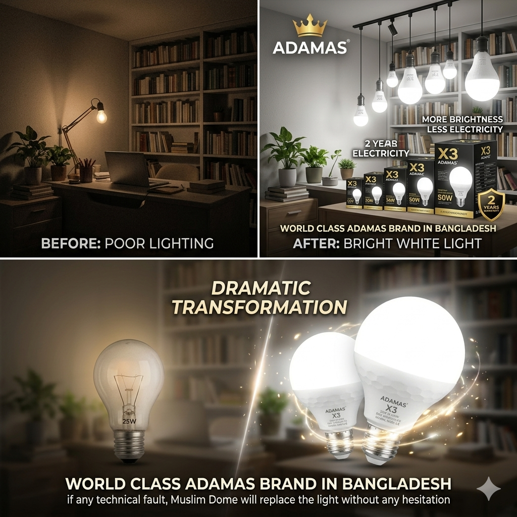 12 WATT : Energy Saving LED Bulb (ADAMAS Brand) thumbnail 2